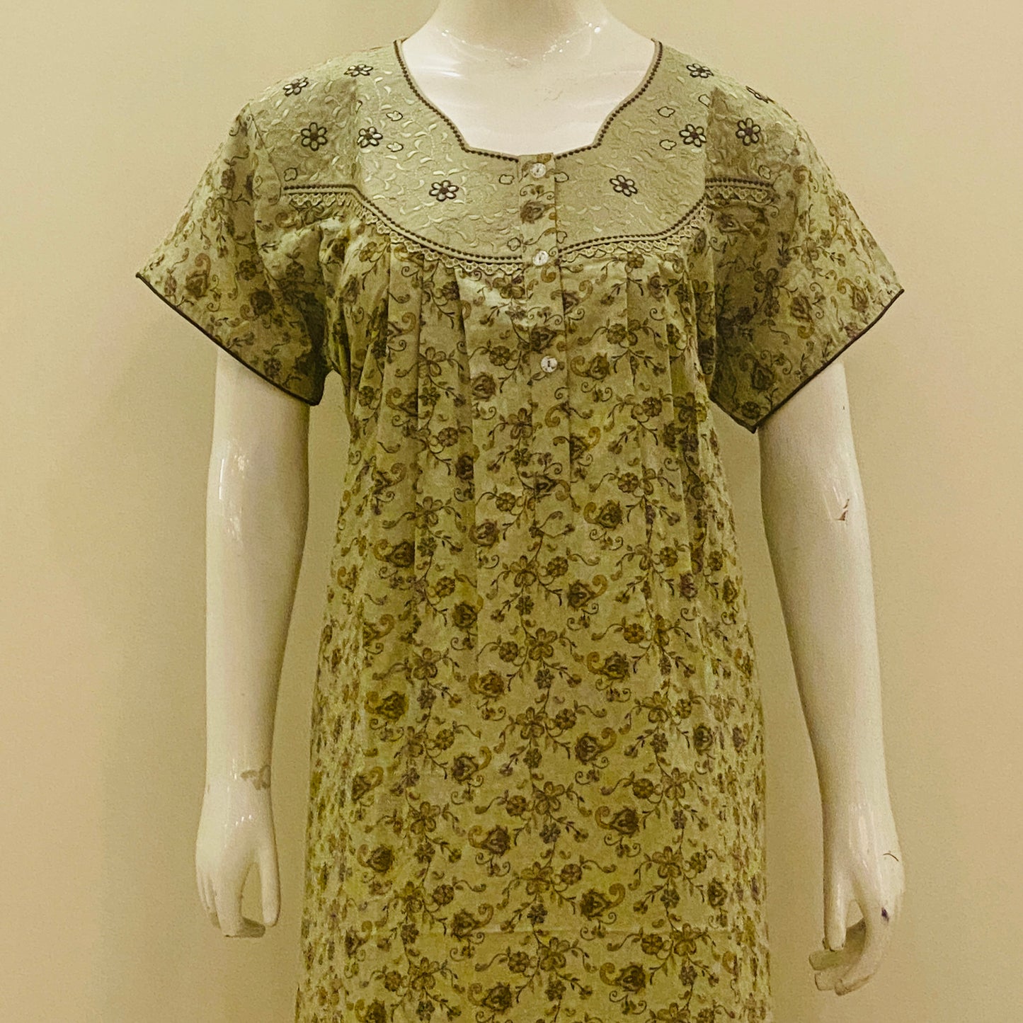 Cotton Yoke Nighty (SKU-17)