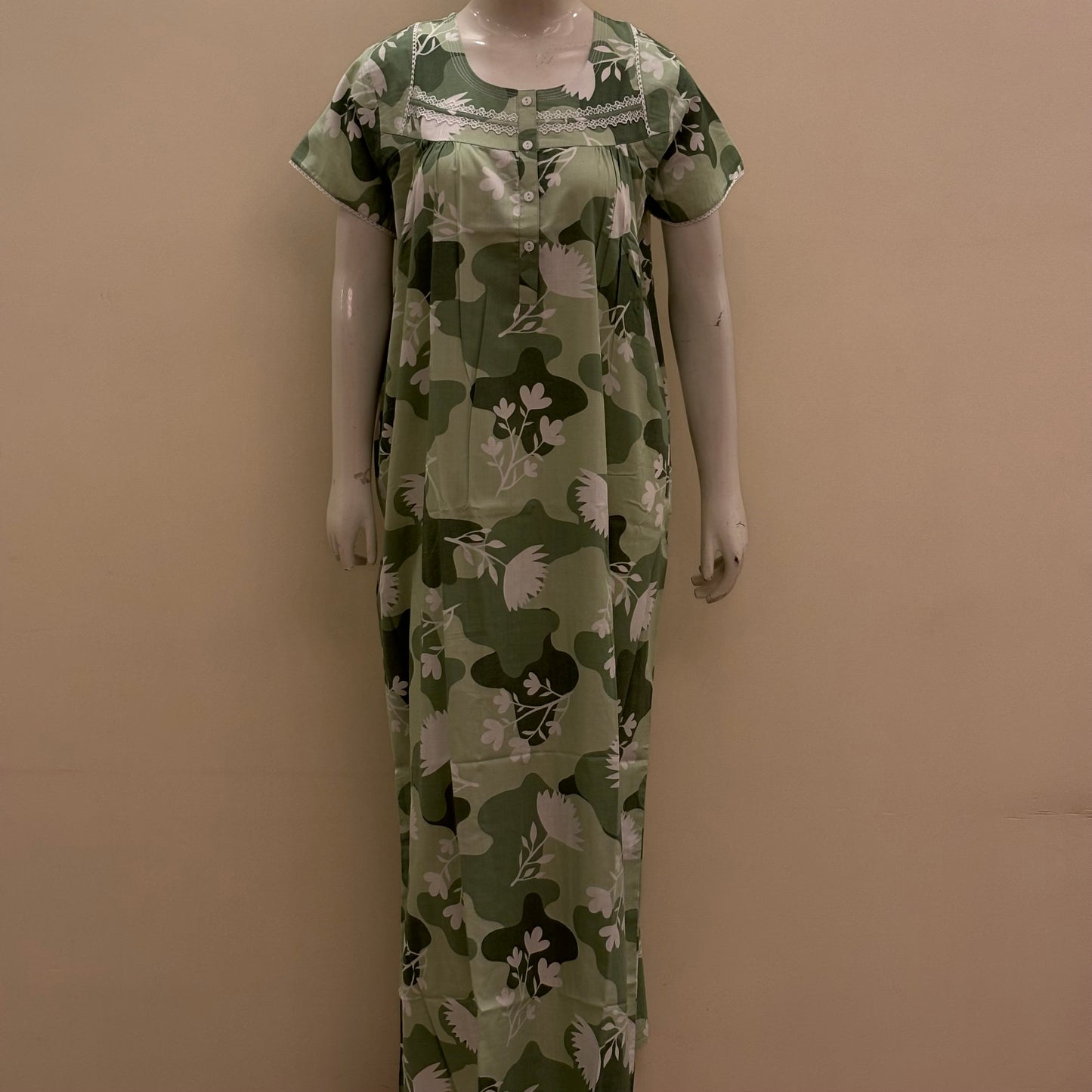 Cotton Yoke Nighty (SKU-130)