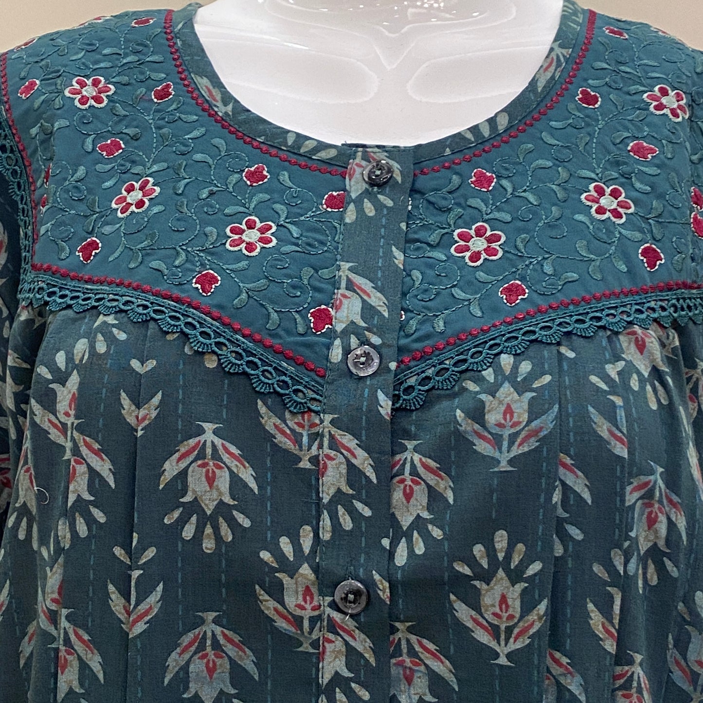 Cotton Yoke Nighty (SKU-CY-546)