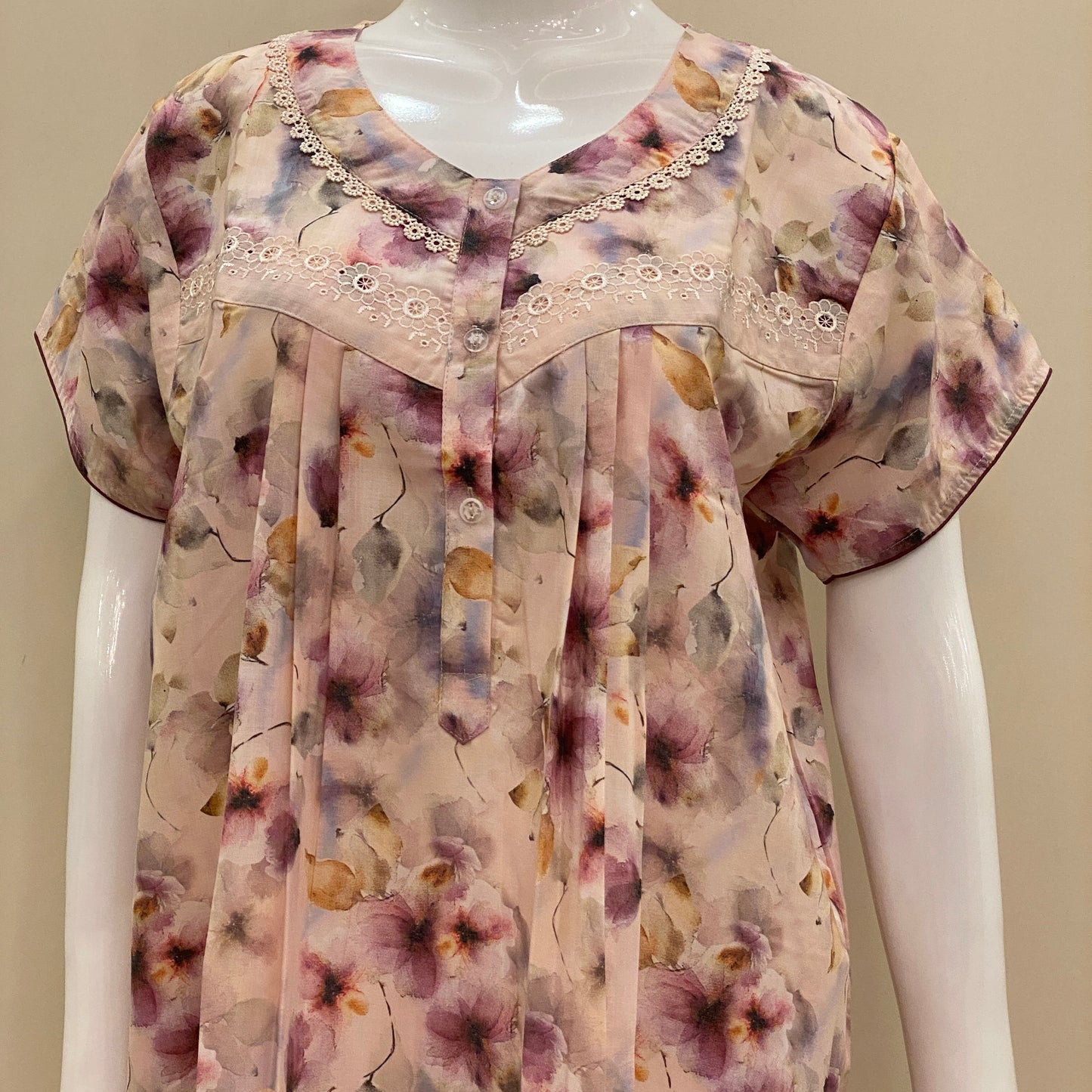 Cotton Yoke Nighty (SKU-CY-36)