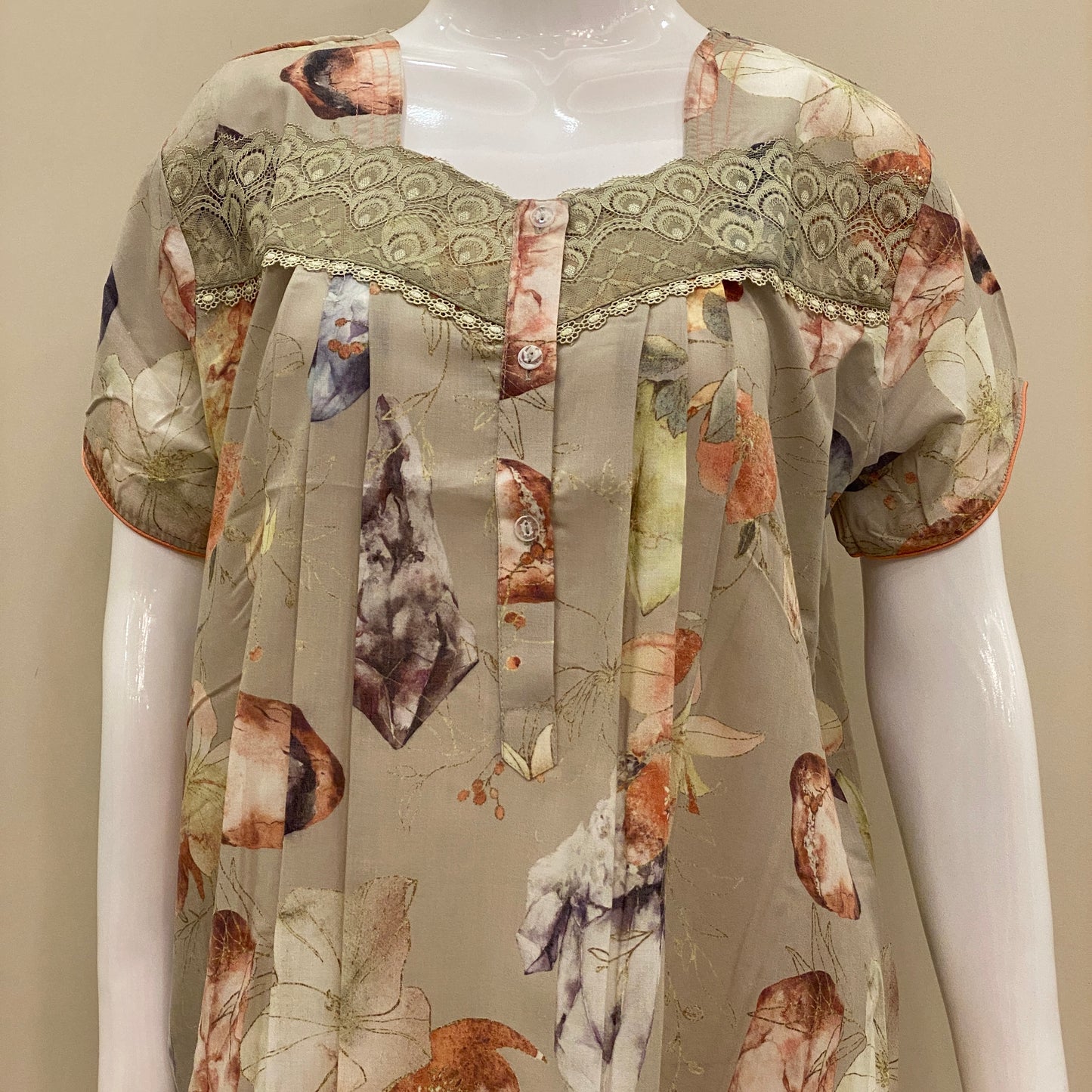 Cotton Yoke Nighty (SKU-CY-66)