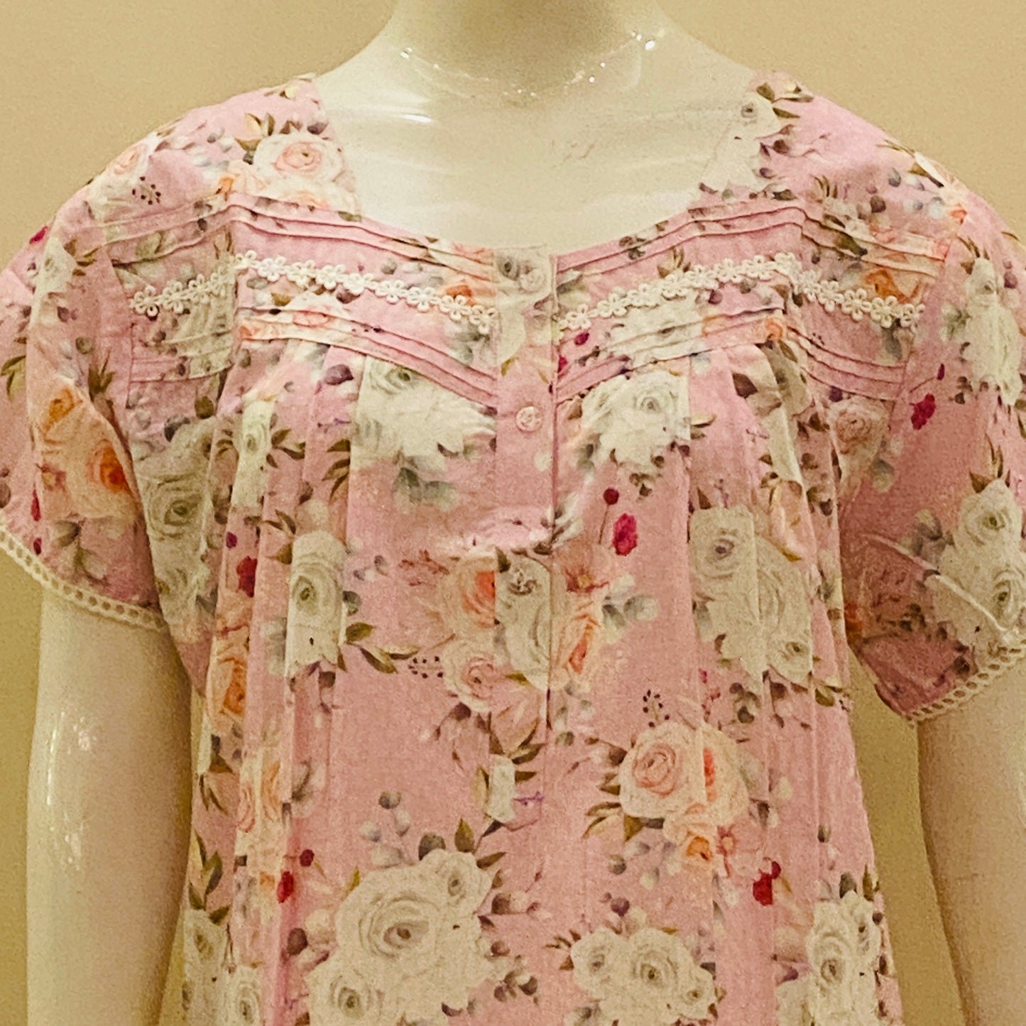 Cotton Yoke Nighty (SKU-39)