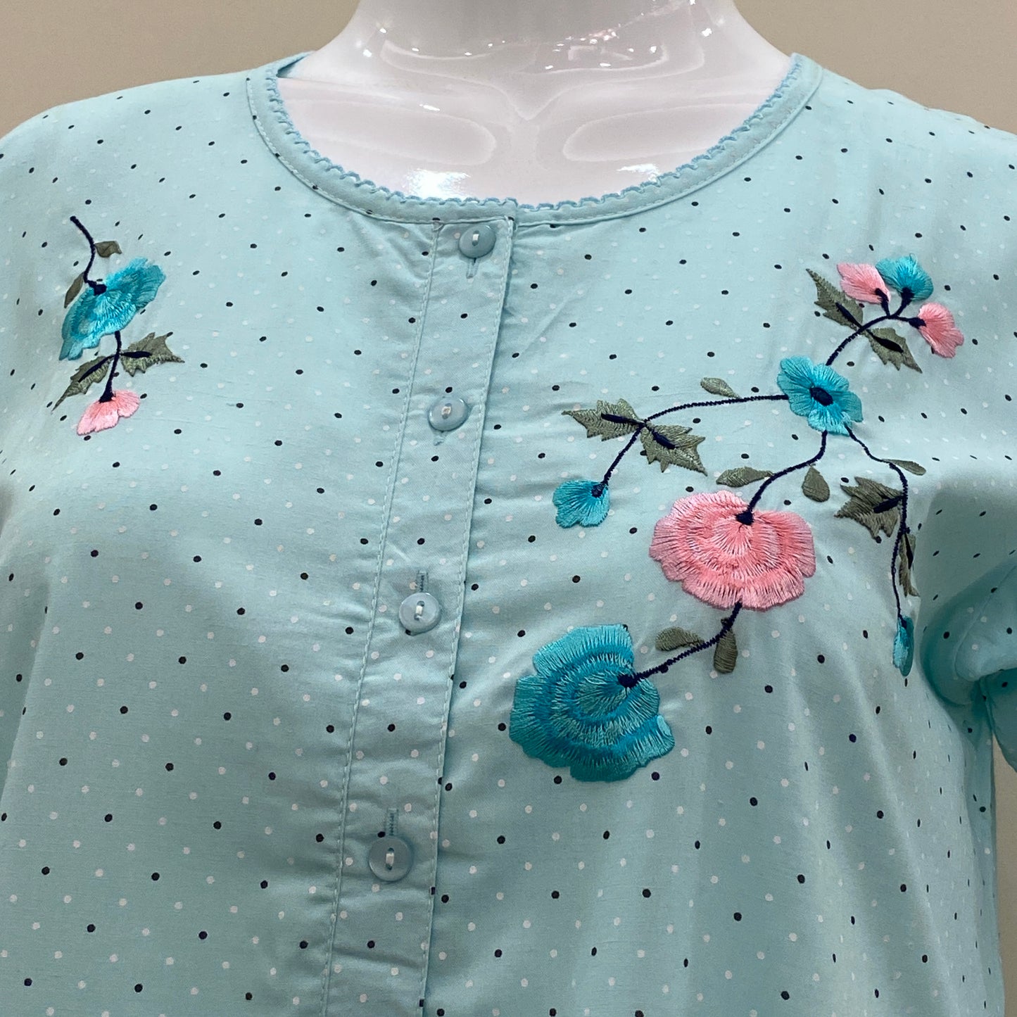 Cotton Straight Nighty (SKU-CA-673)