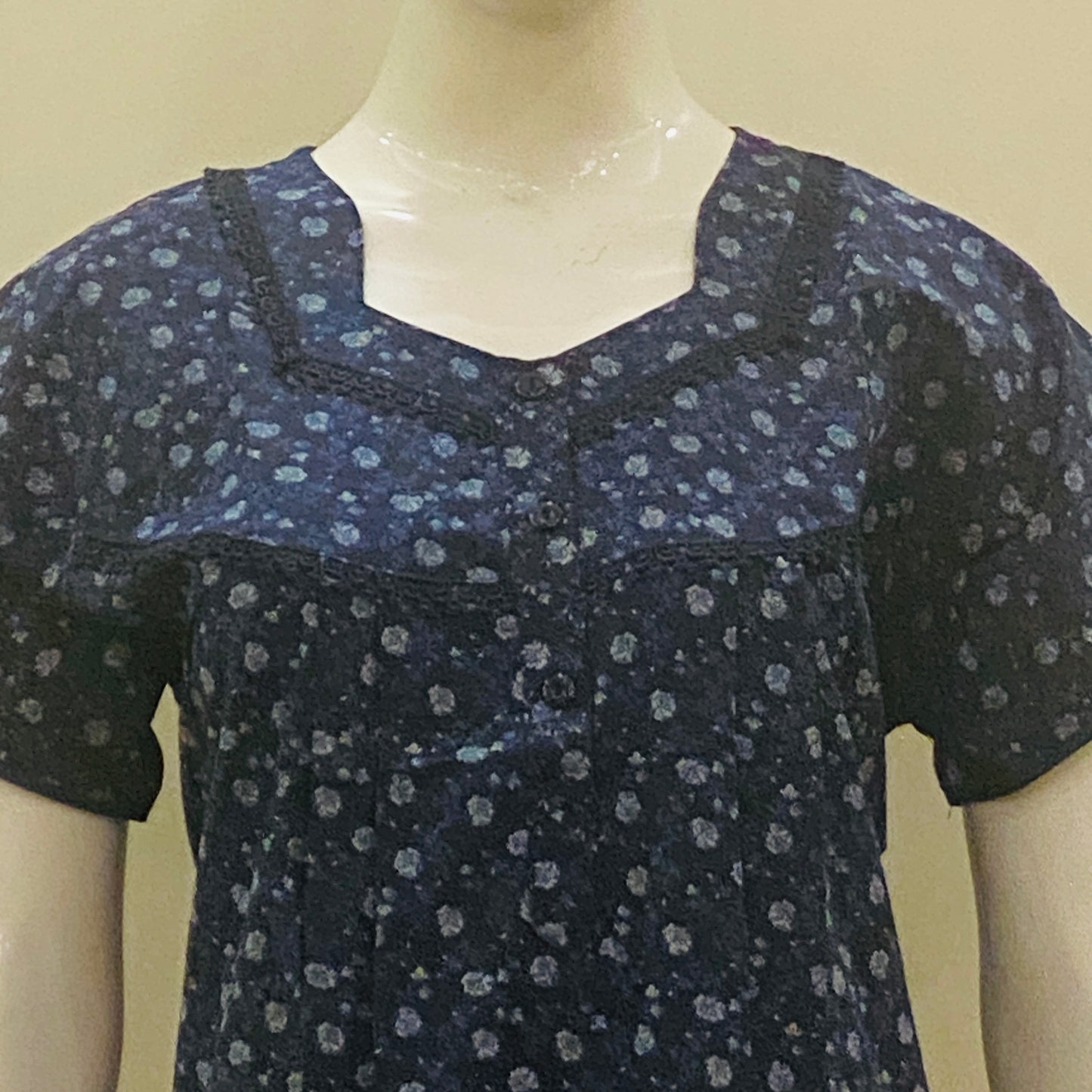 Cotton Yoke Nighty (SKU-37)