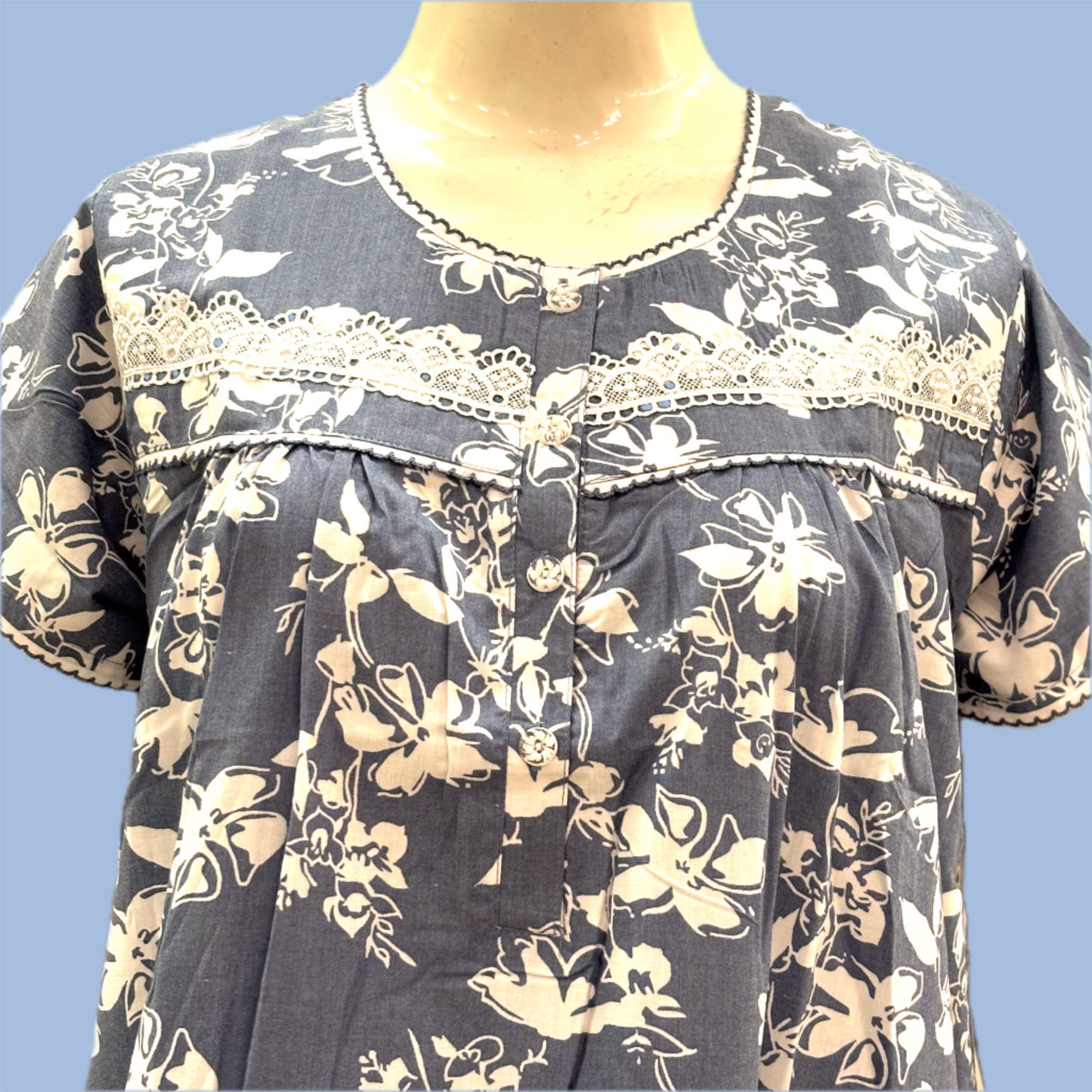 Cotton Yoke Nighty (SKU-143)