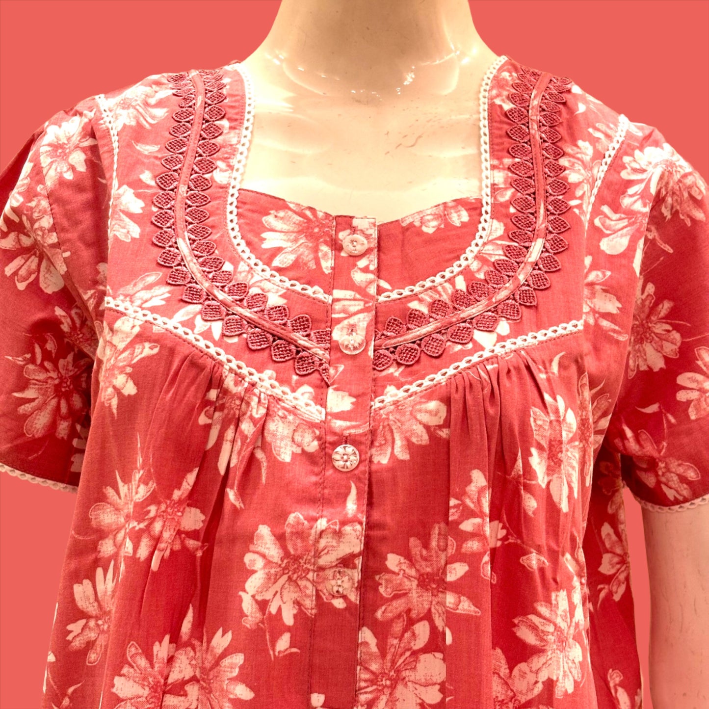 Cotton Yoke Nighty (SKU-146)