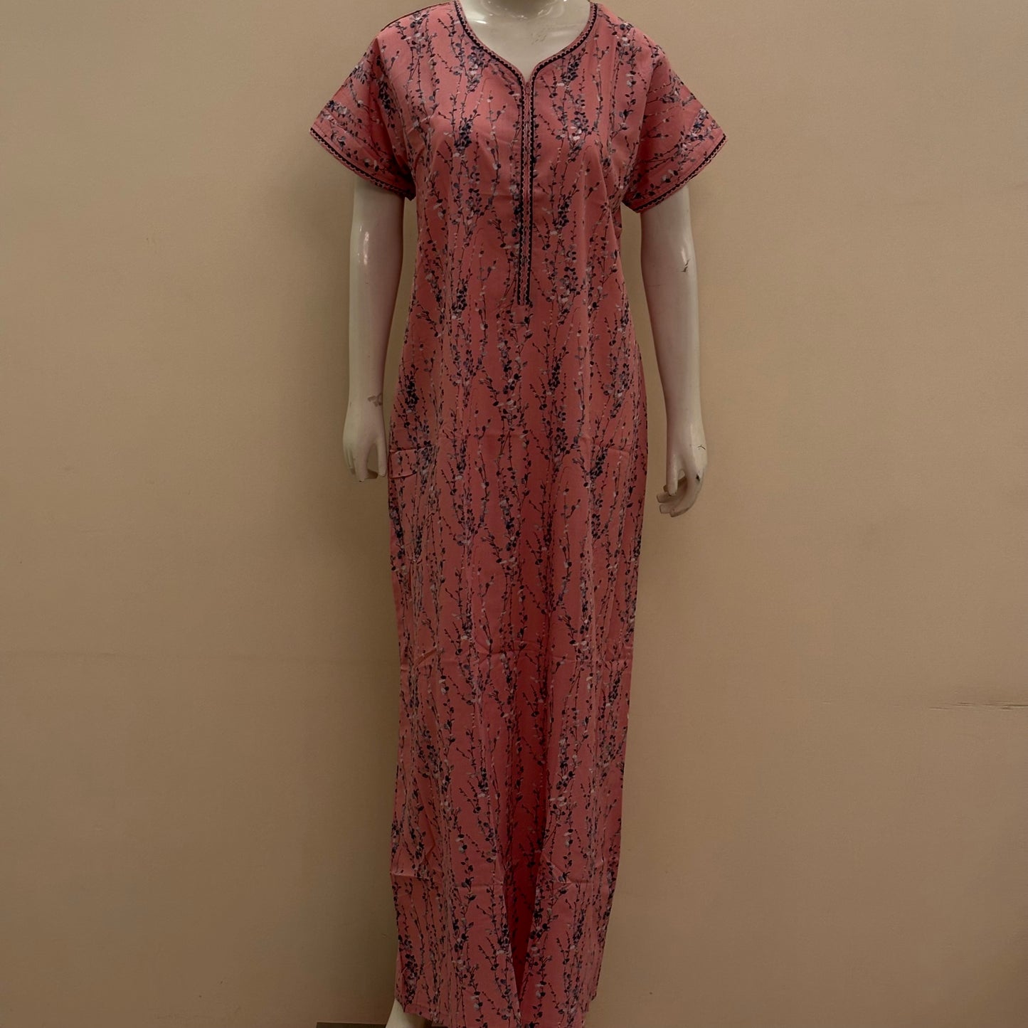 Cotton Straight Nighty (SKU-123)