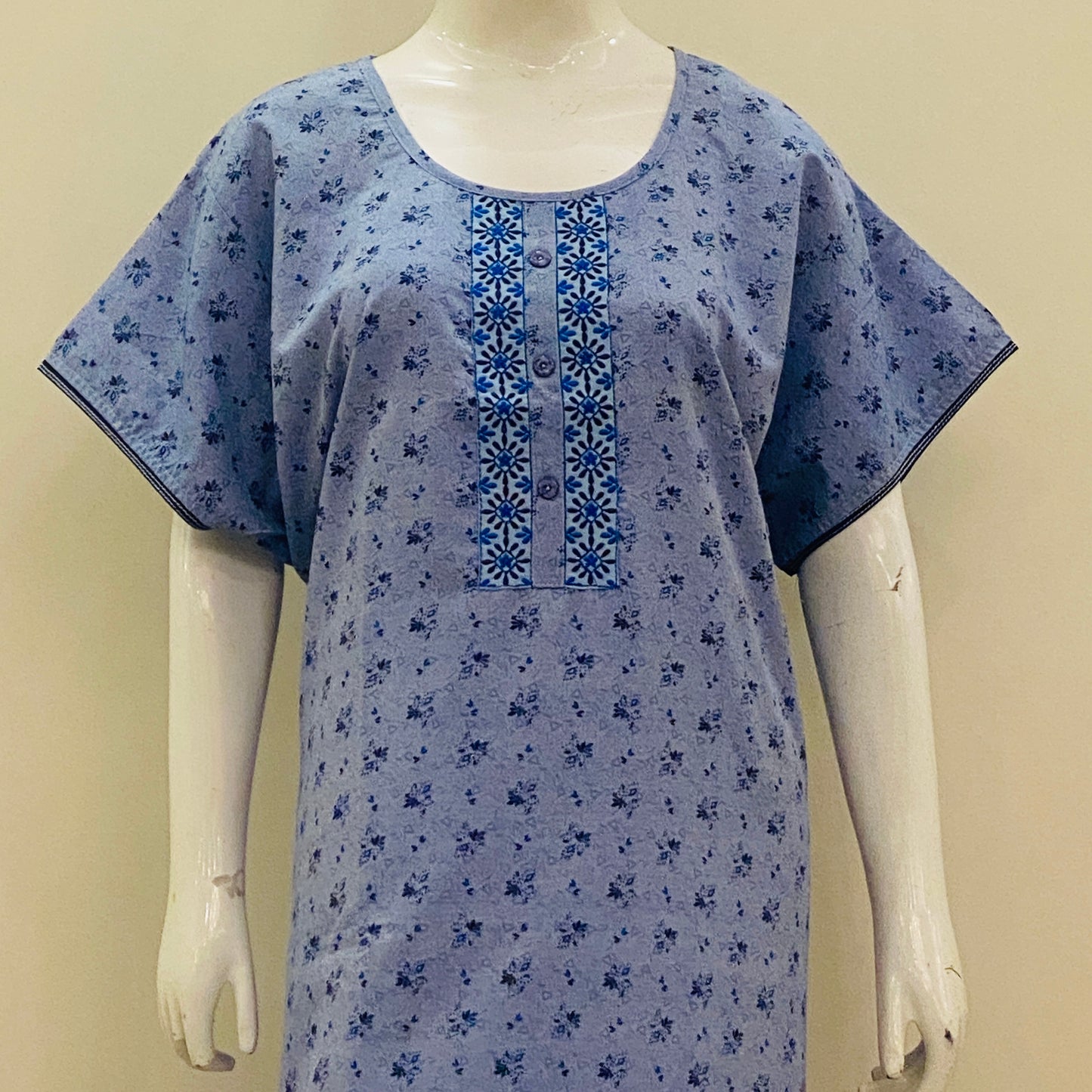 Cotton Straight Nighty (SKU-15)