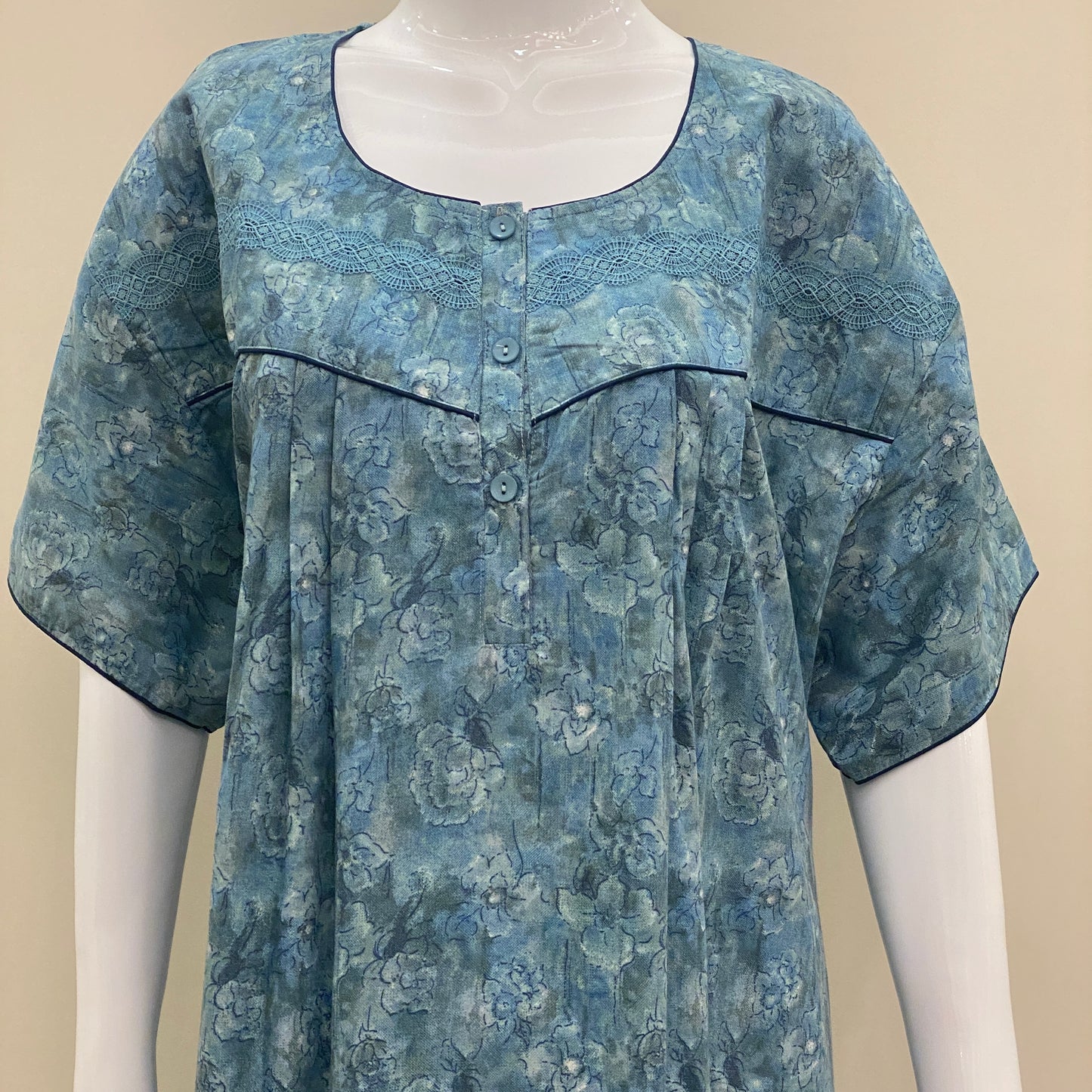 Cotton Yoke Nighty - SKU - 618