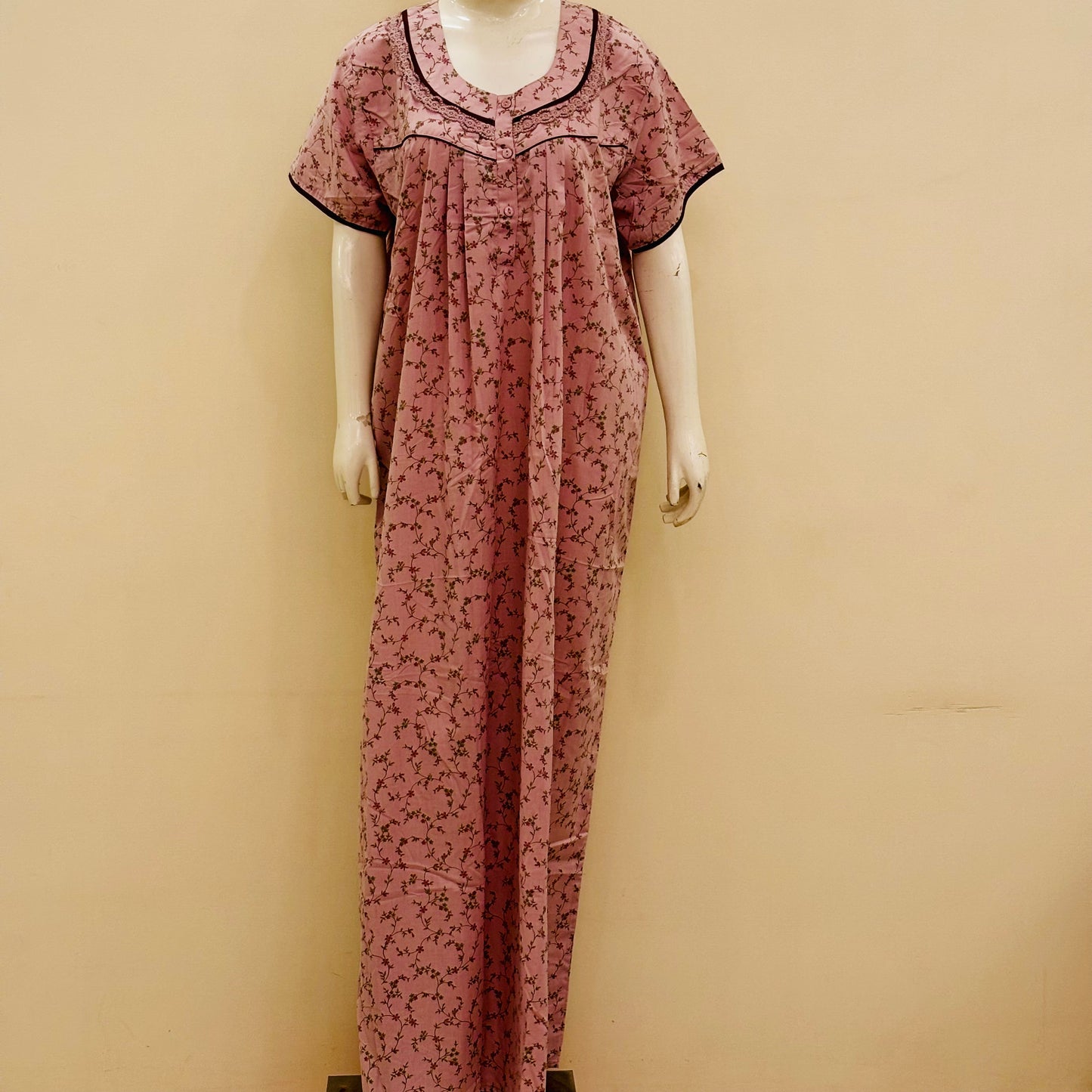 Cotton Yoke Nighty (SKU-192)