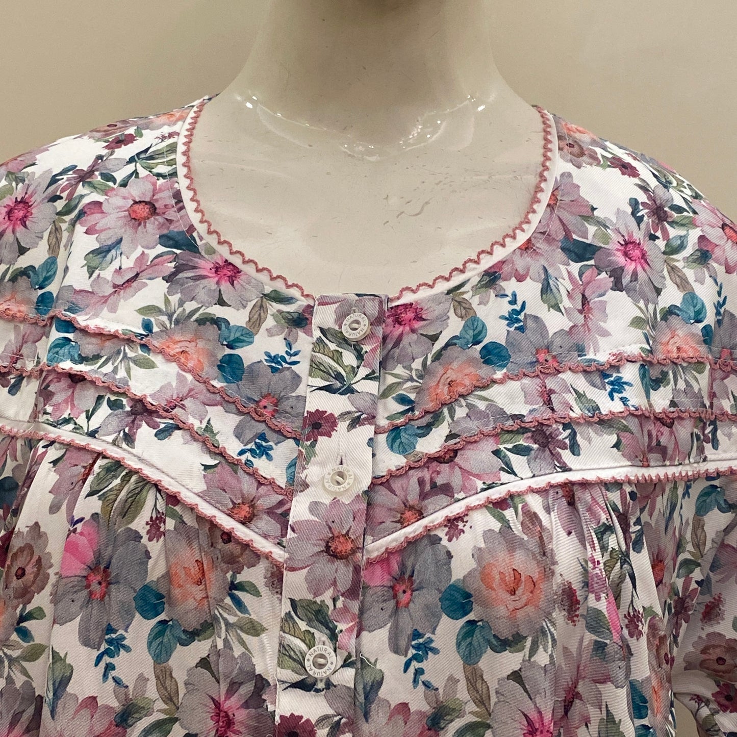 Cotton Yoke Nighty (SKU-407)