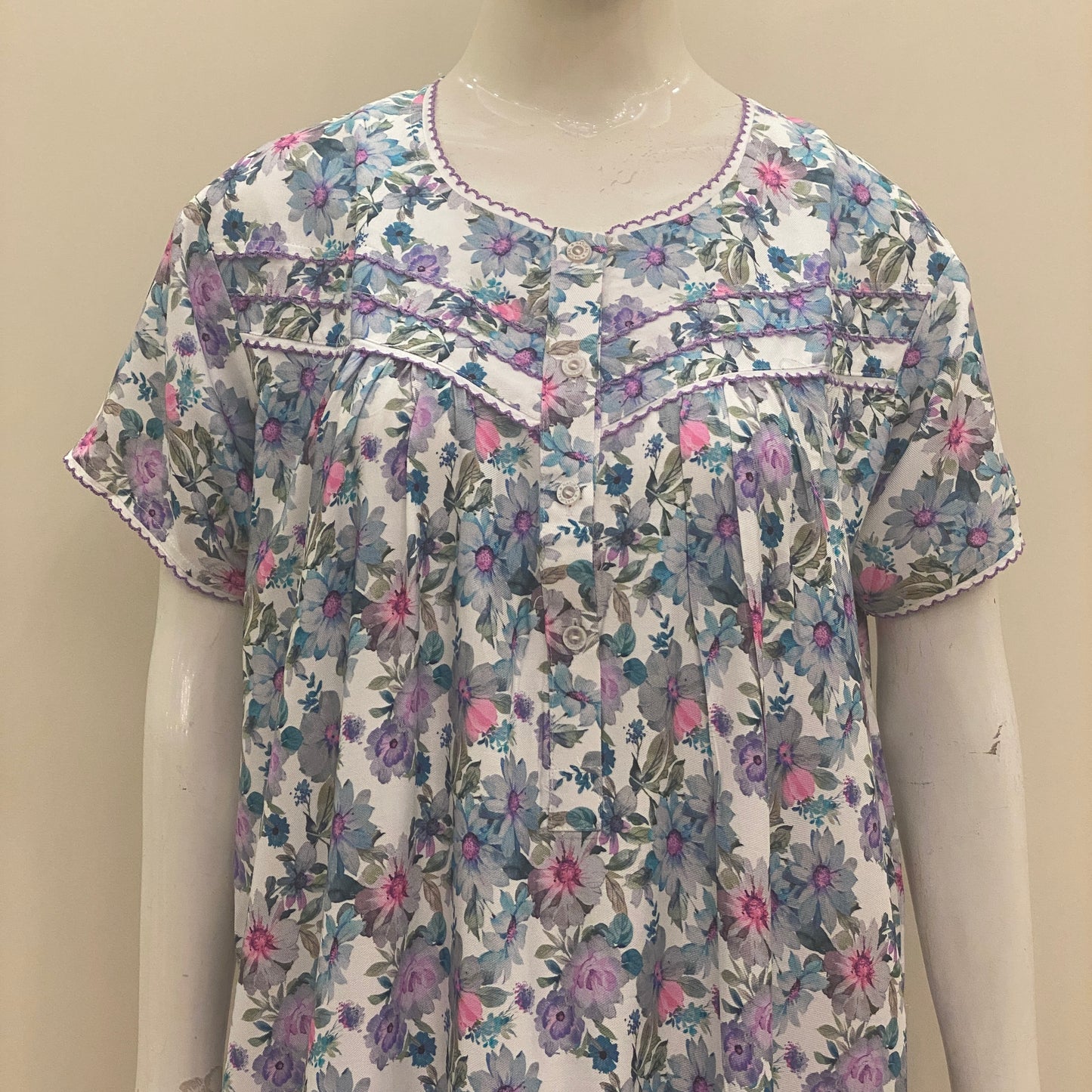 Cotton Yoke Nighty (SKU-421)