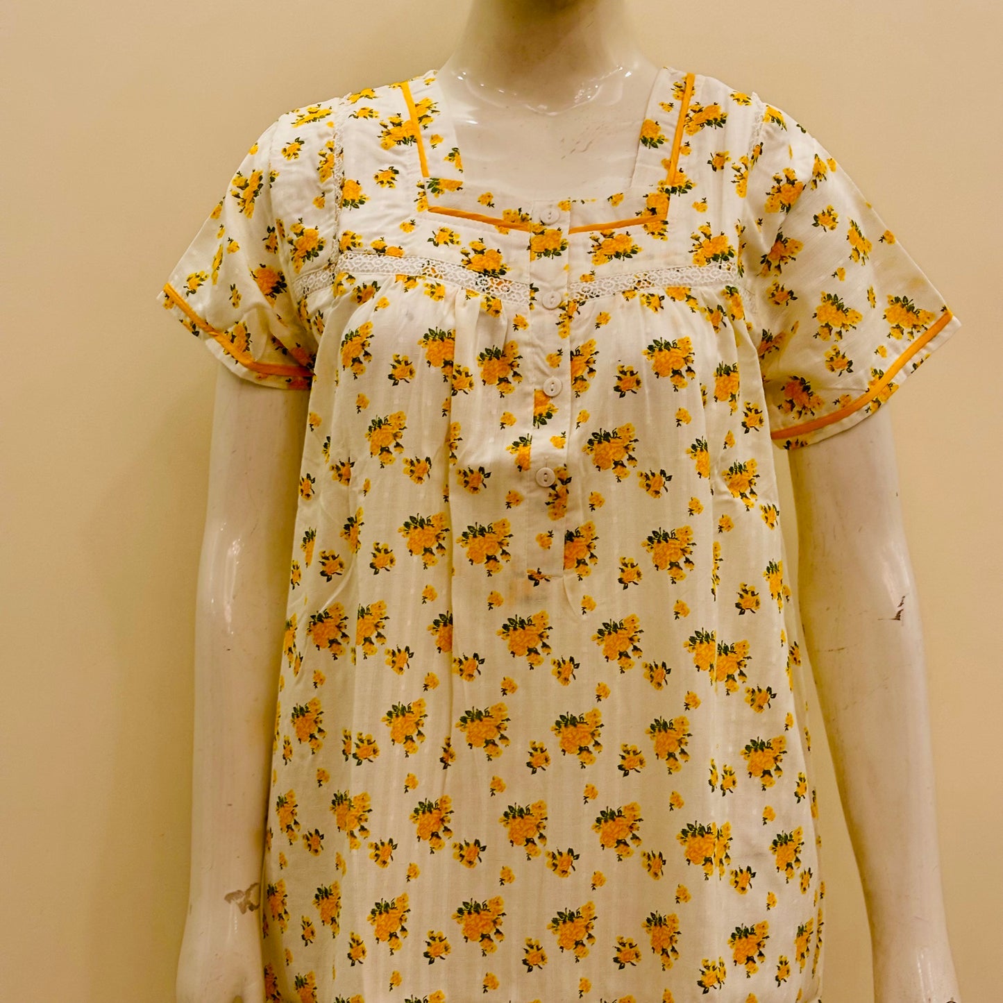 Cotton Yoke Nighty (SKU-134)
