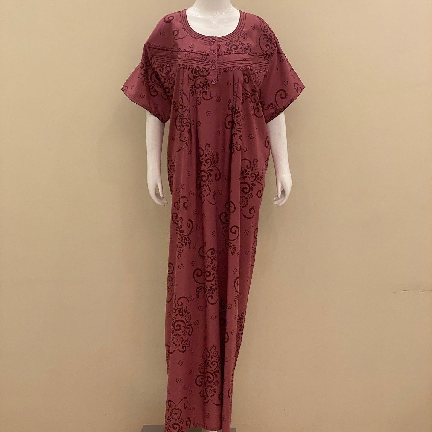 Cotton Yoke Nighty (SKU - 669)