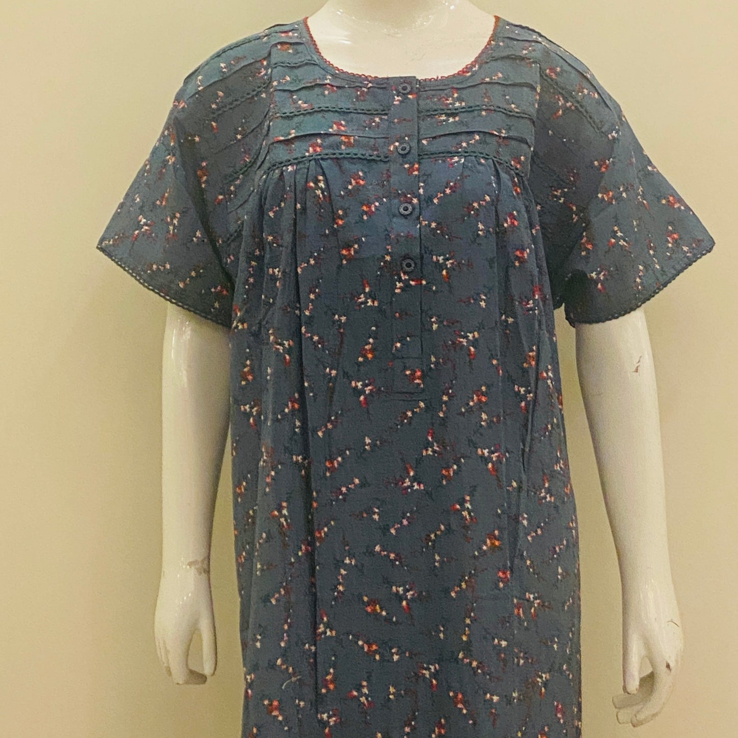 Cotton Yoke Nighty -SKU -64