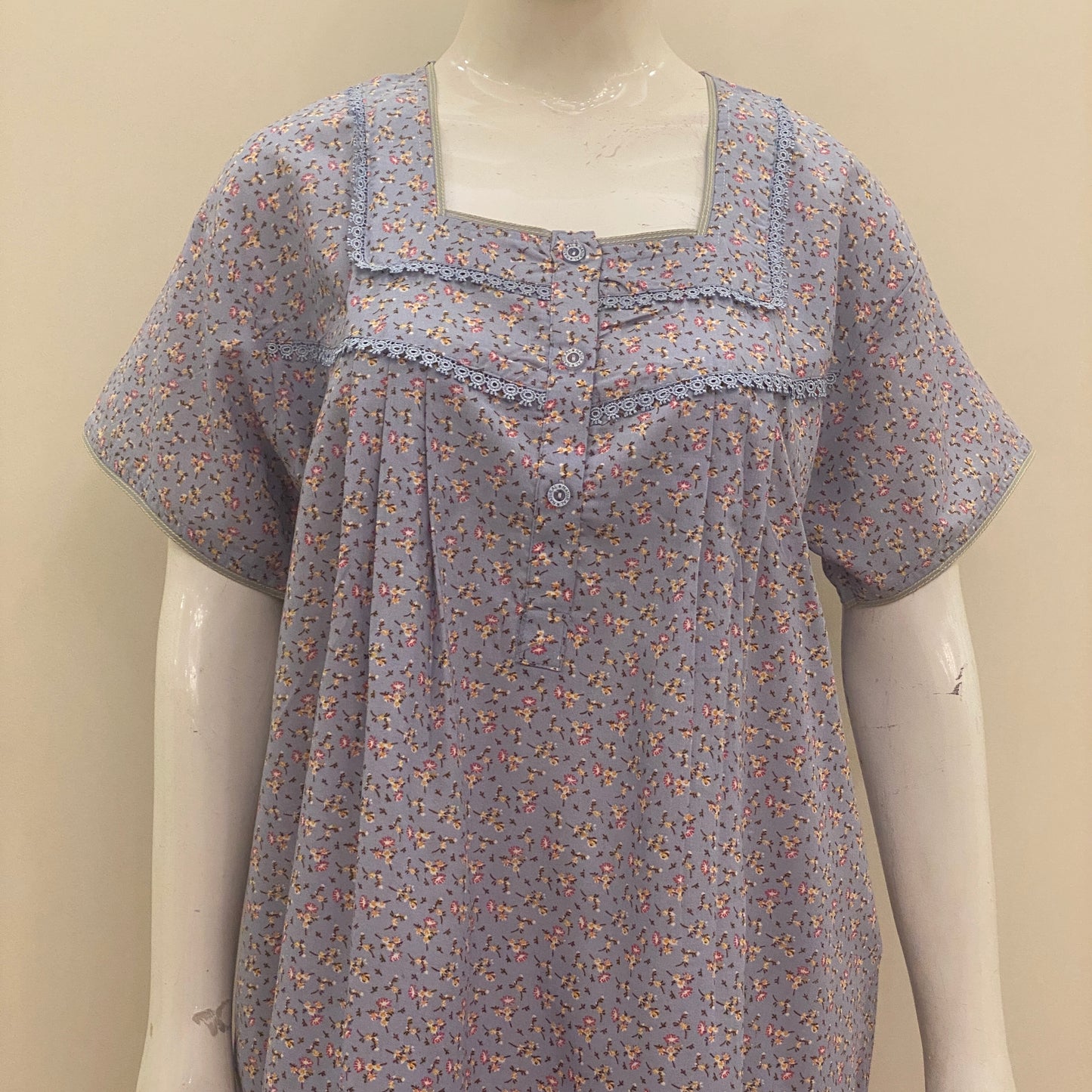 Cotton Yoke Nighty (SKU-454)