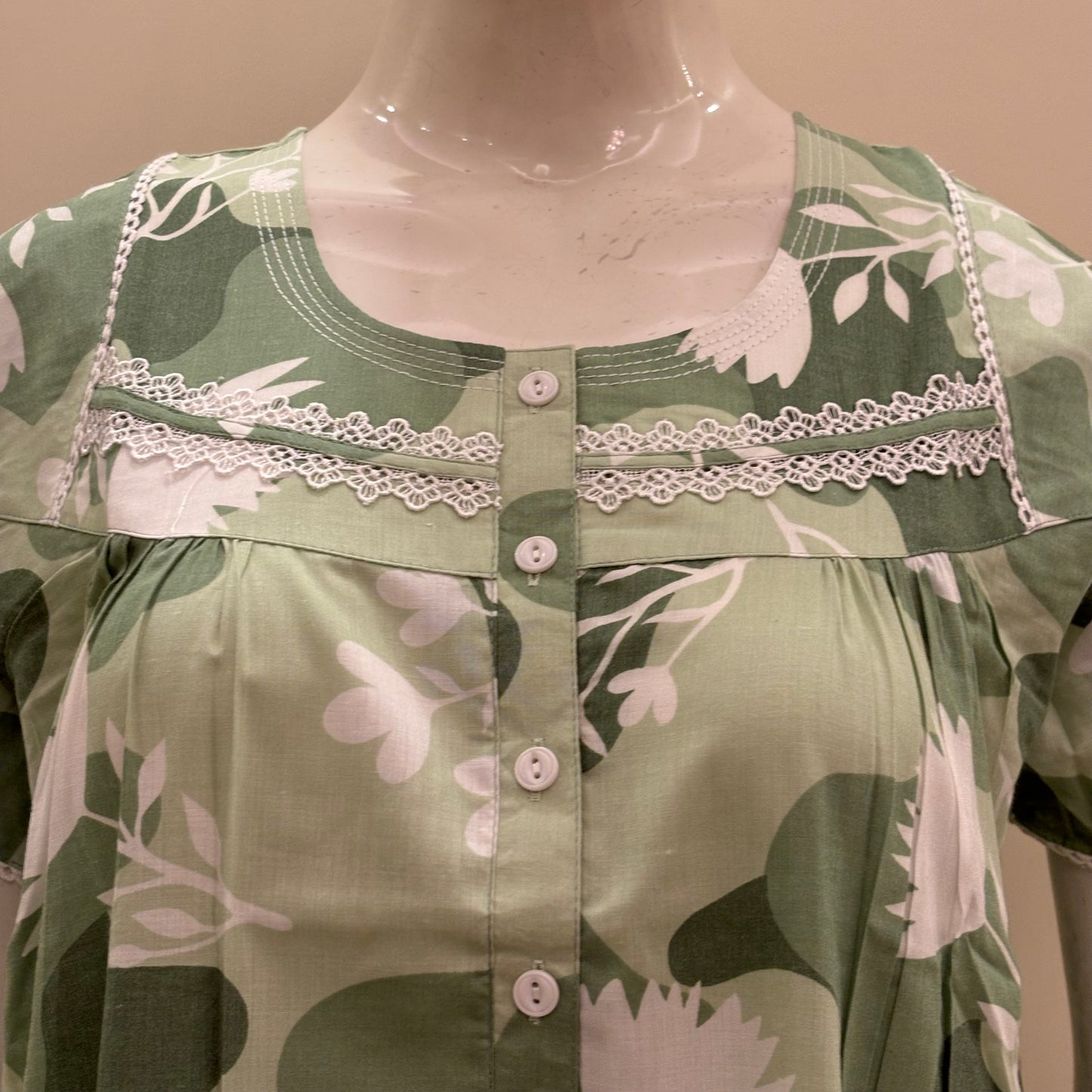 Cotton Yoke Nighty (SKU-130)