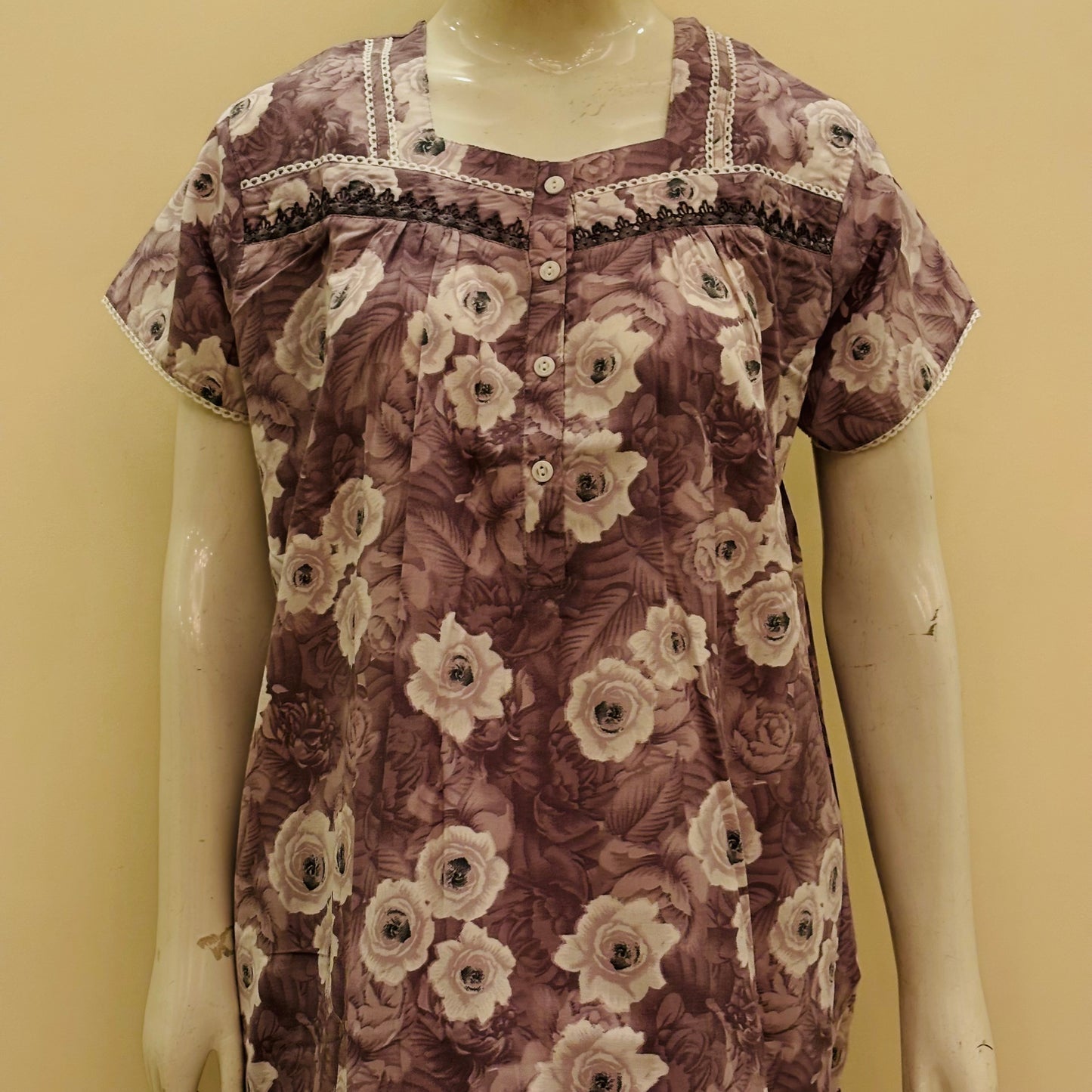 Cotton Yoke Nighty (SKU-152)