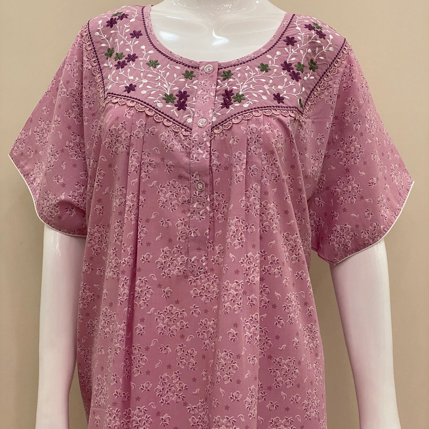 Cotton Yoke Nighty (SKU-CY-41)