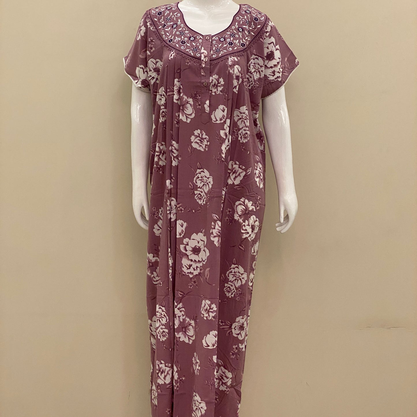 Cotton Yoke Nighty (SKU-CY-67)