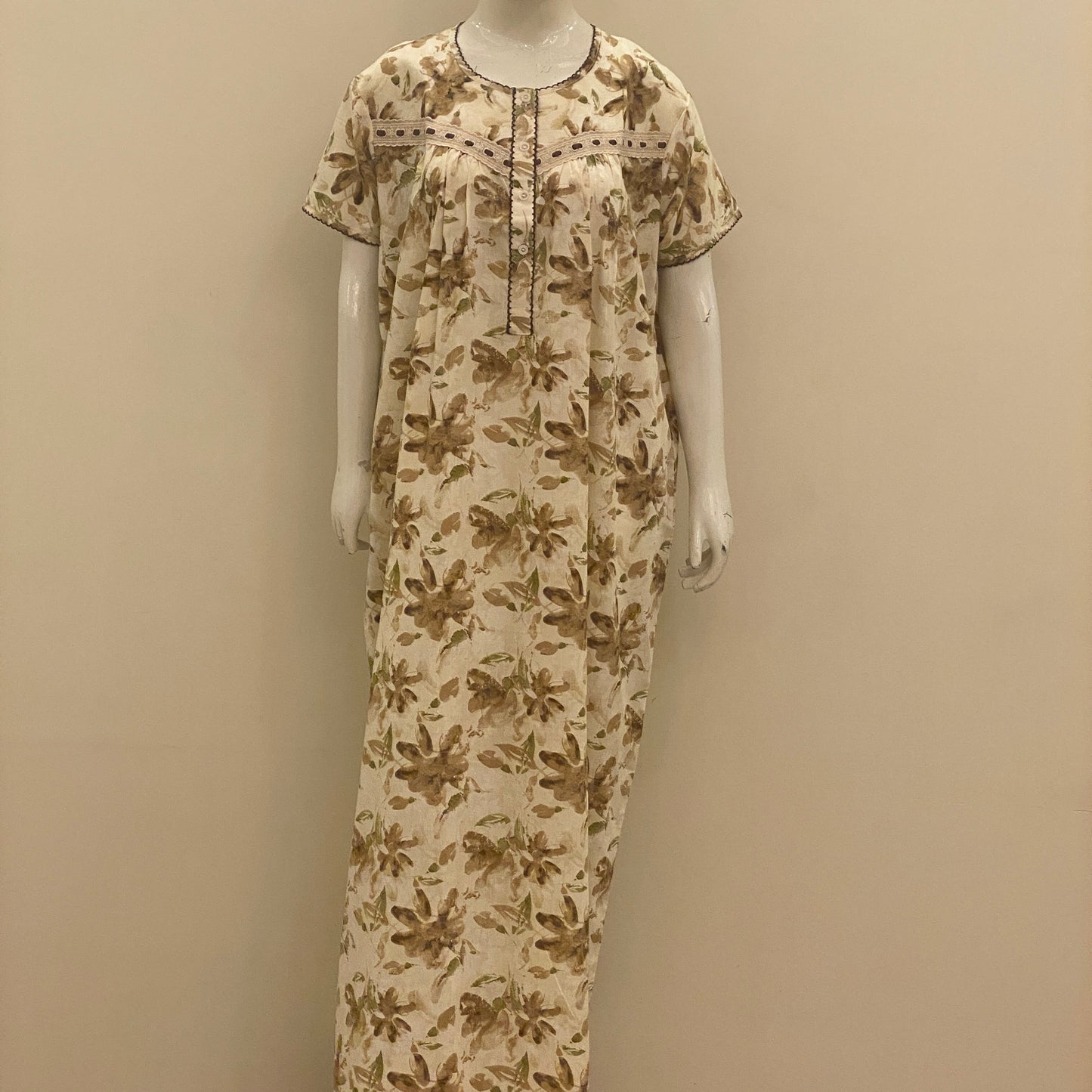 Cotton Yoke Nighty (SKU-427)