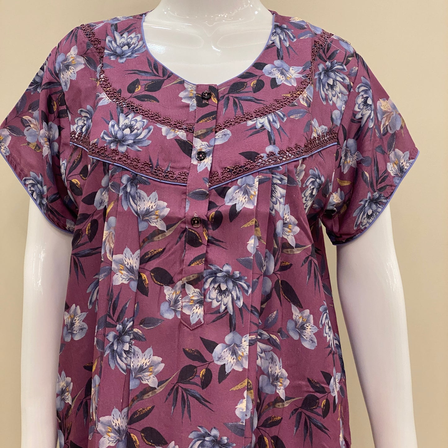 Cotton Yoke Nighty (SKU-CY-64)