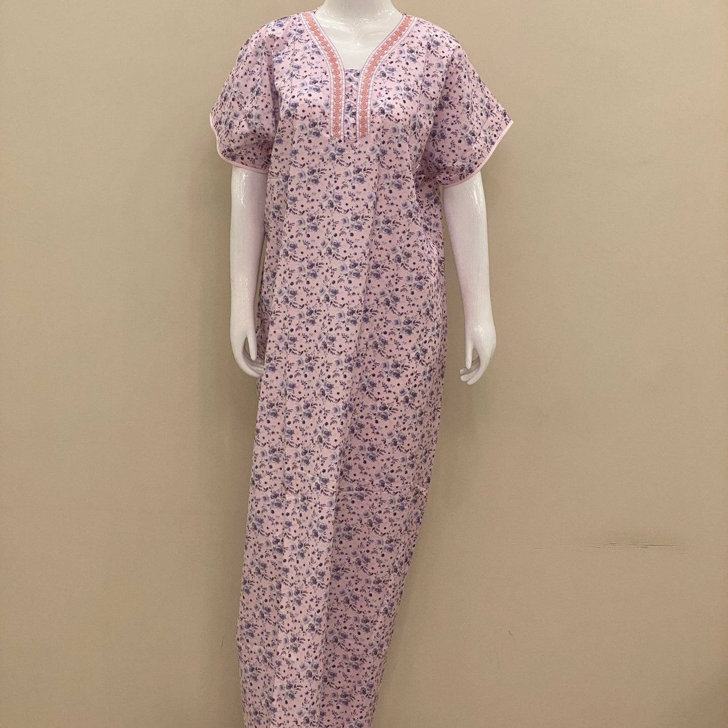 Cotton Lizy Bizy Straight Nighty (SKU-ALB-13)