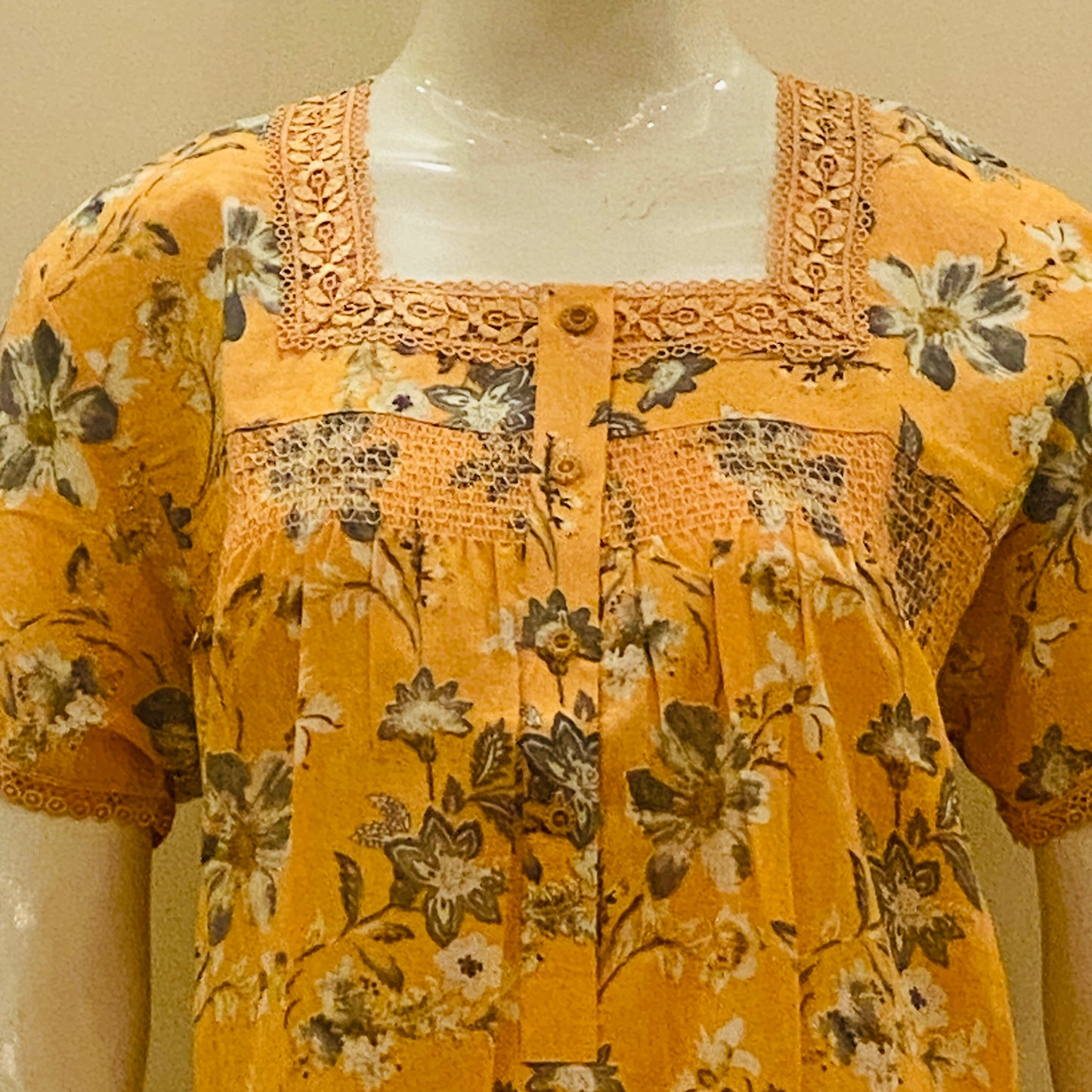 Cotton Yoke Nighty (SKU-31)