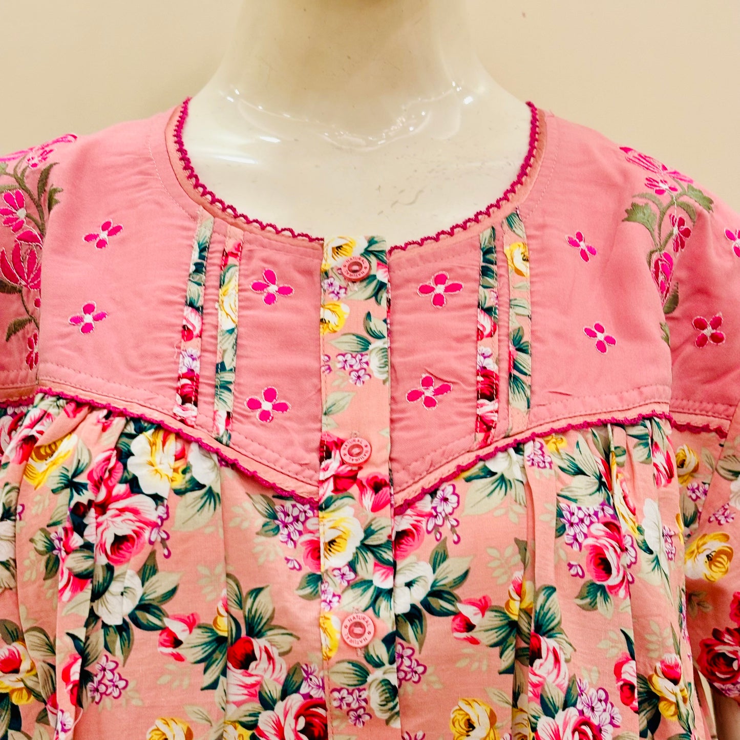 Cotton Yoke nighty (SKU-176)