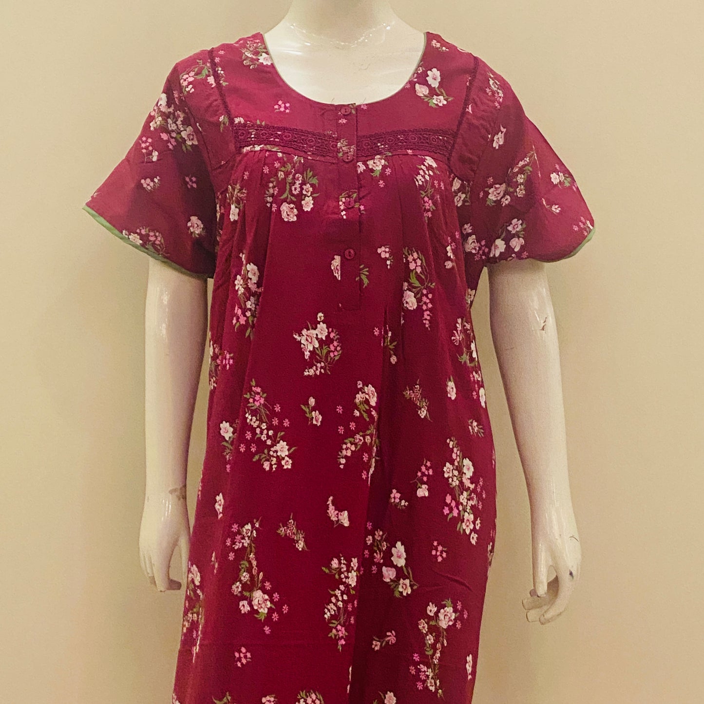 Cotton Yoke Nighty (SKU-24)