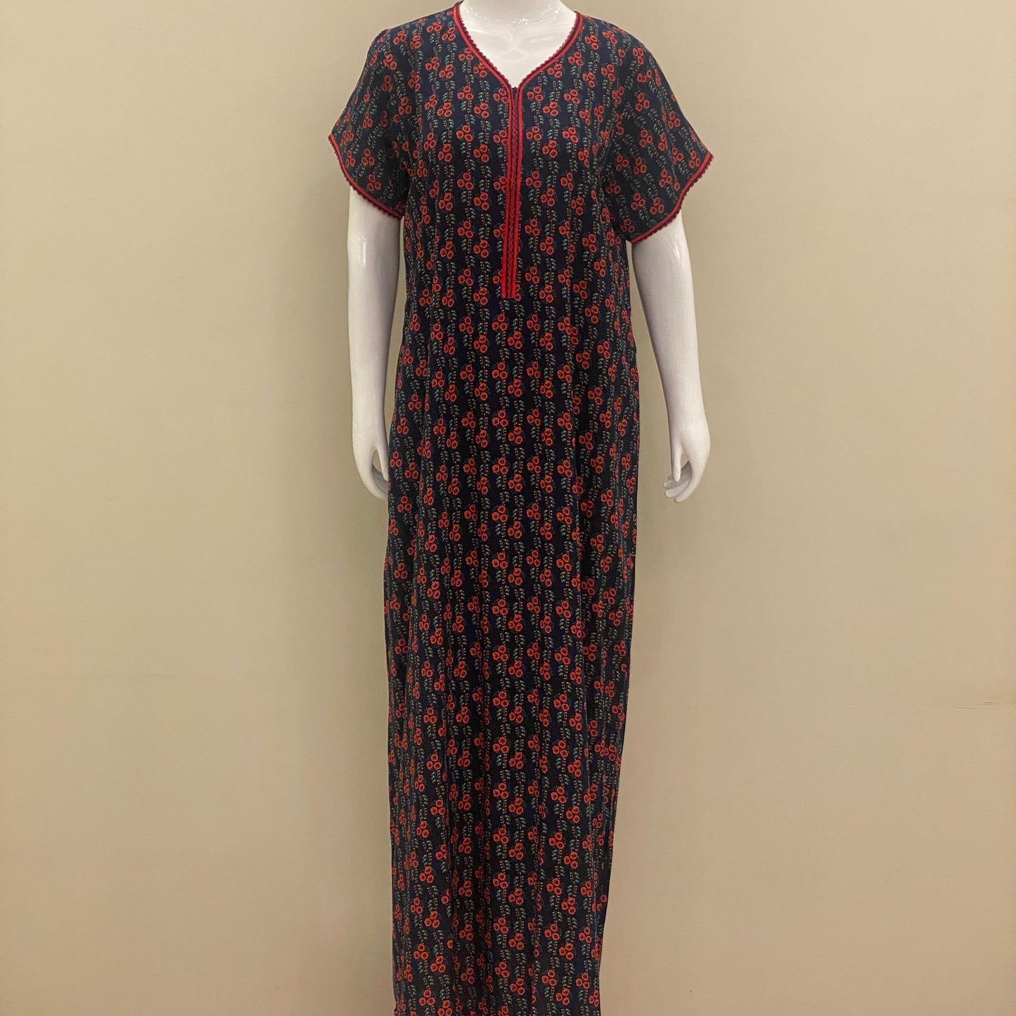 Cotton Rayon Straight Nighty (SKU-501A)