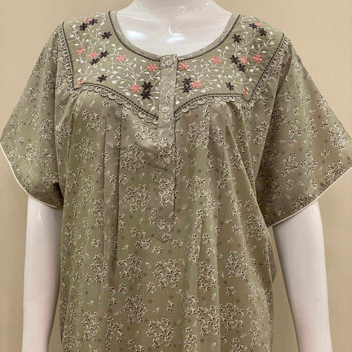 Cotton Yoke Nighty (SKU-CY-40)
