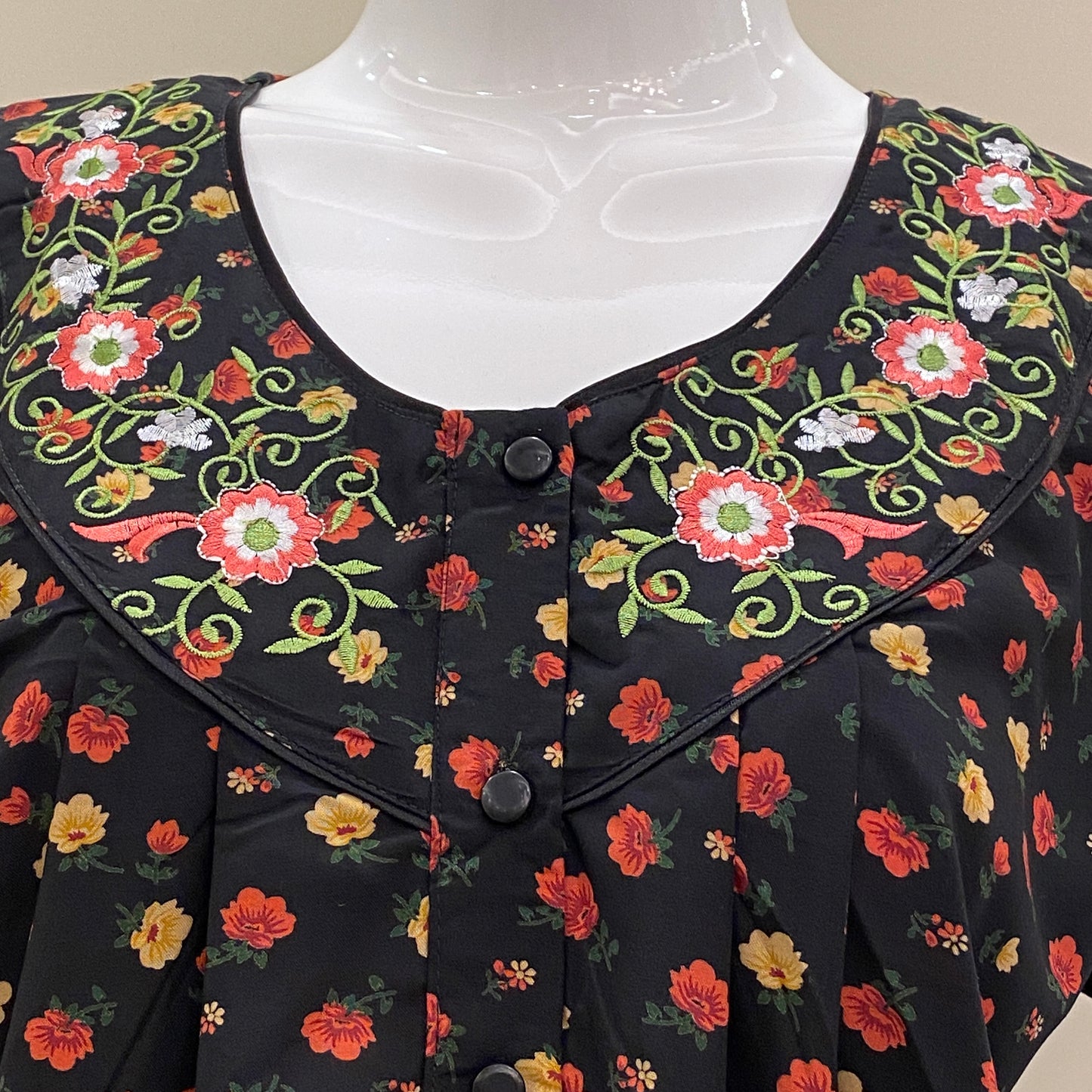Cotton Lizy Bizy Yoke Nighty (SKU-577)