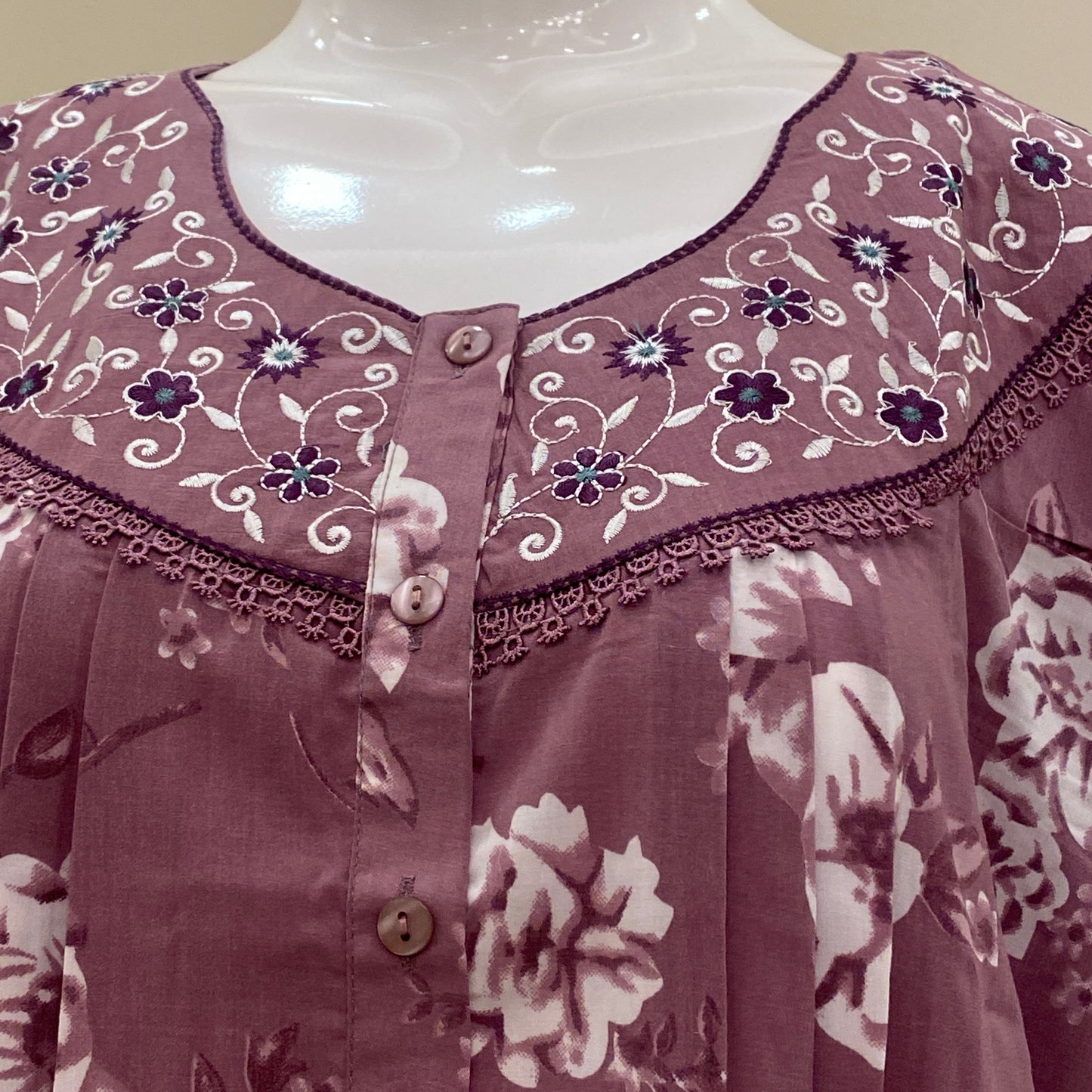 Cotton Yoke Nighty (SKU-CY-67)