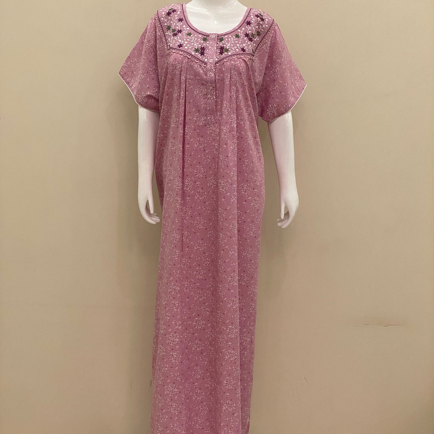 Cotton Yoke Nighty (SKU-CY-41)