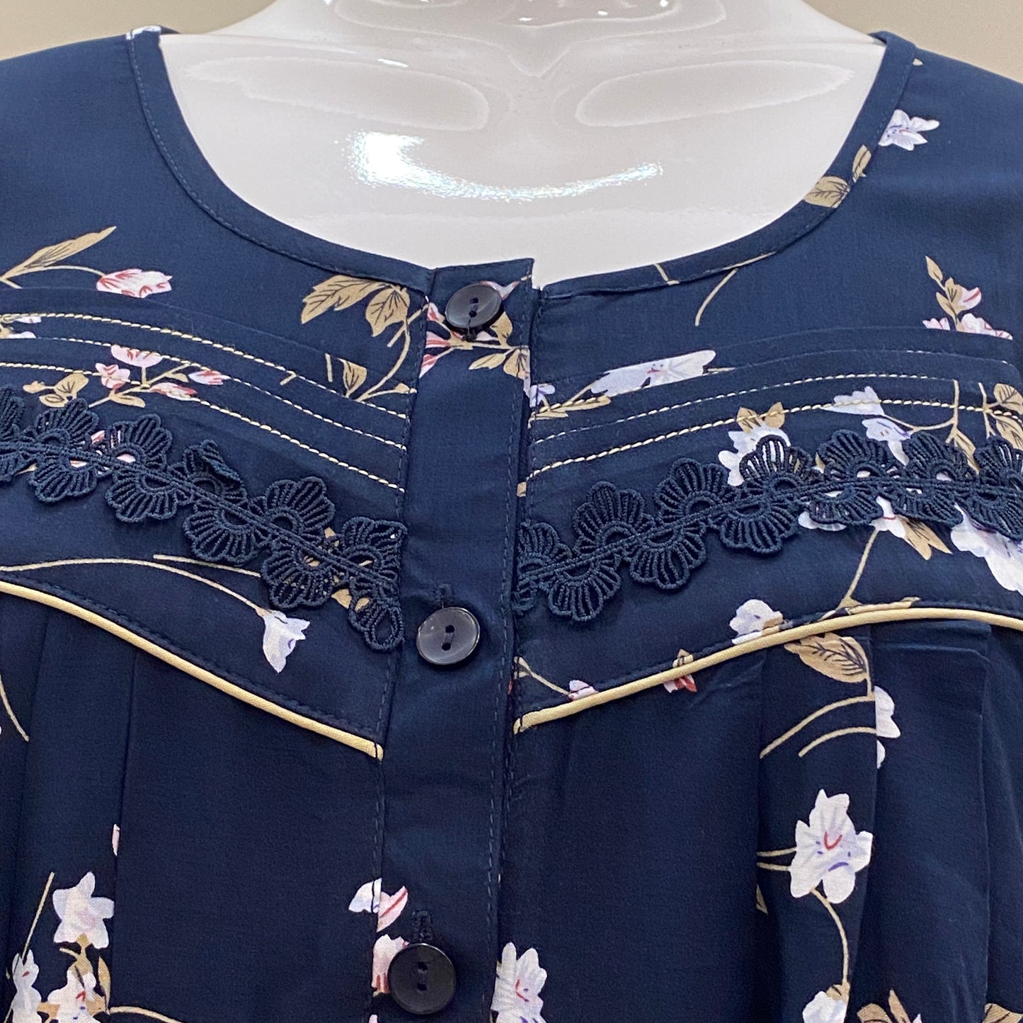 Cotton Yoke Nighty (SKU - 631)