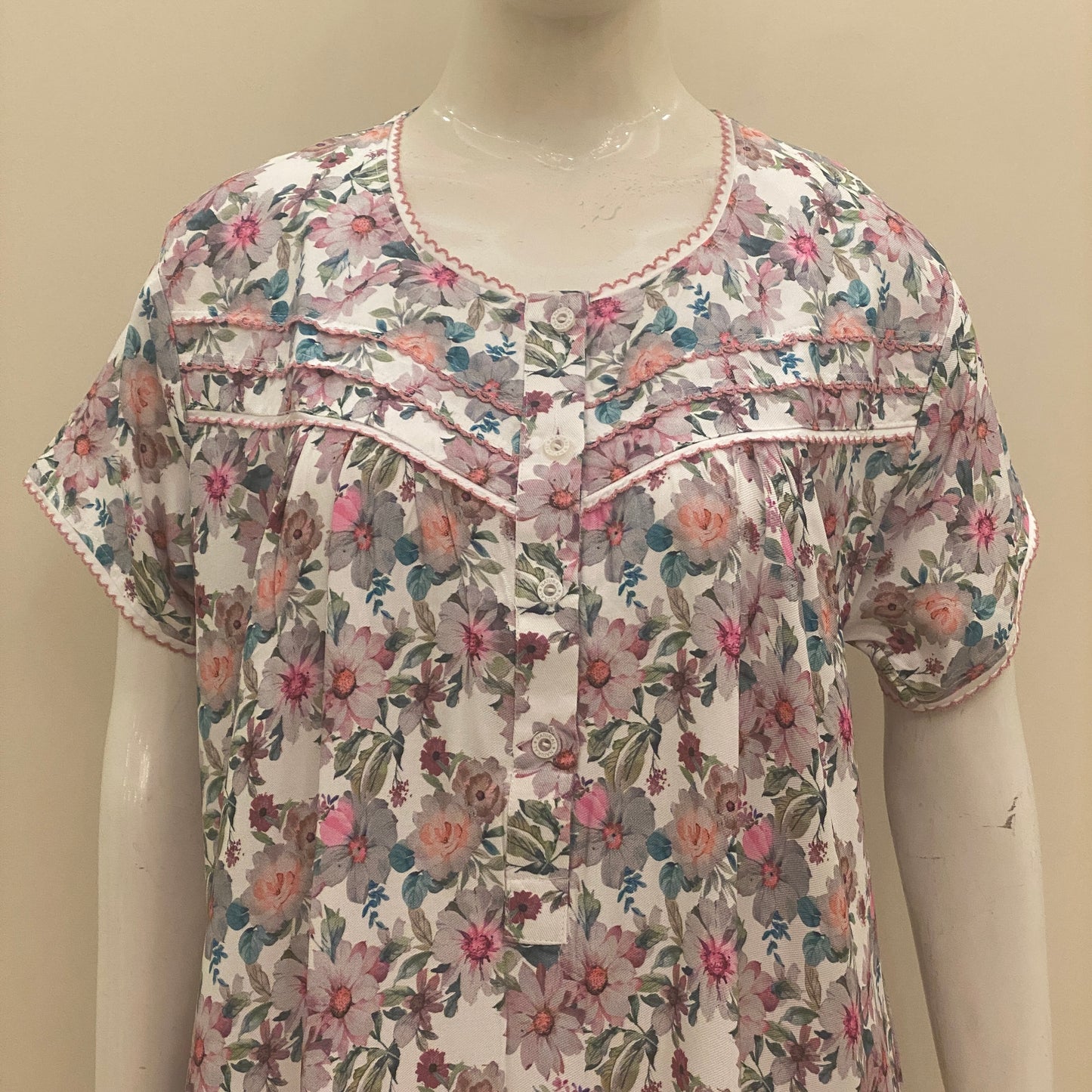 Cotton Yoke Nighty (SKU-407)