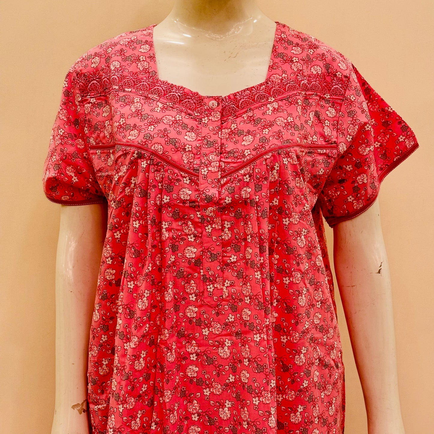 Cotton Yoke nighty (SKU-179)