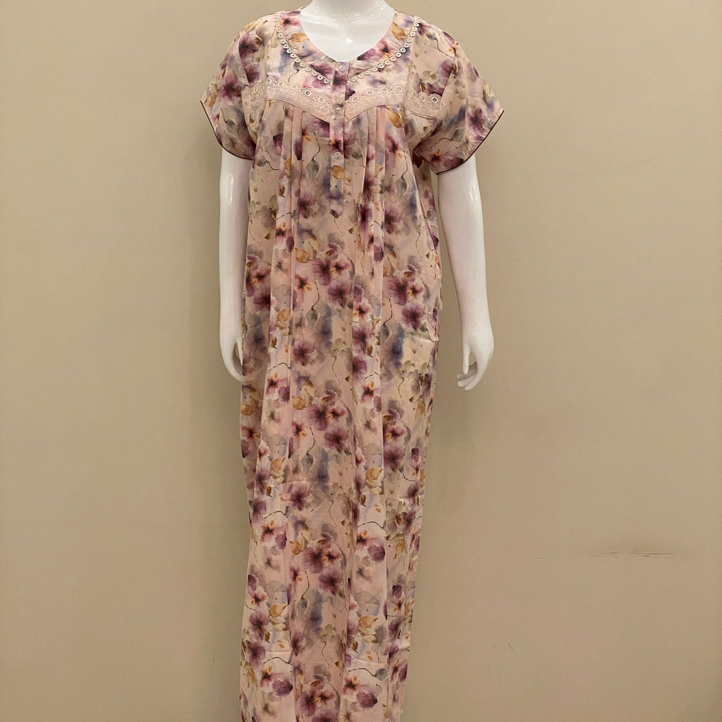 Cotton Yoke Nighty (SKU-CY-36)