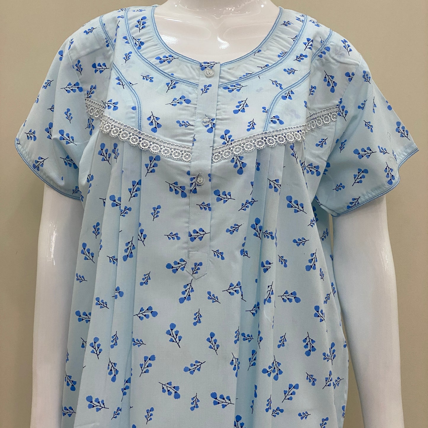 Cotton Yoke Nighty (SKU-CY-60)