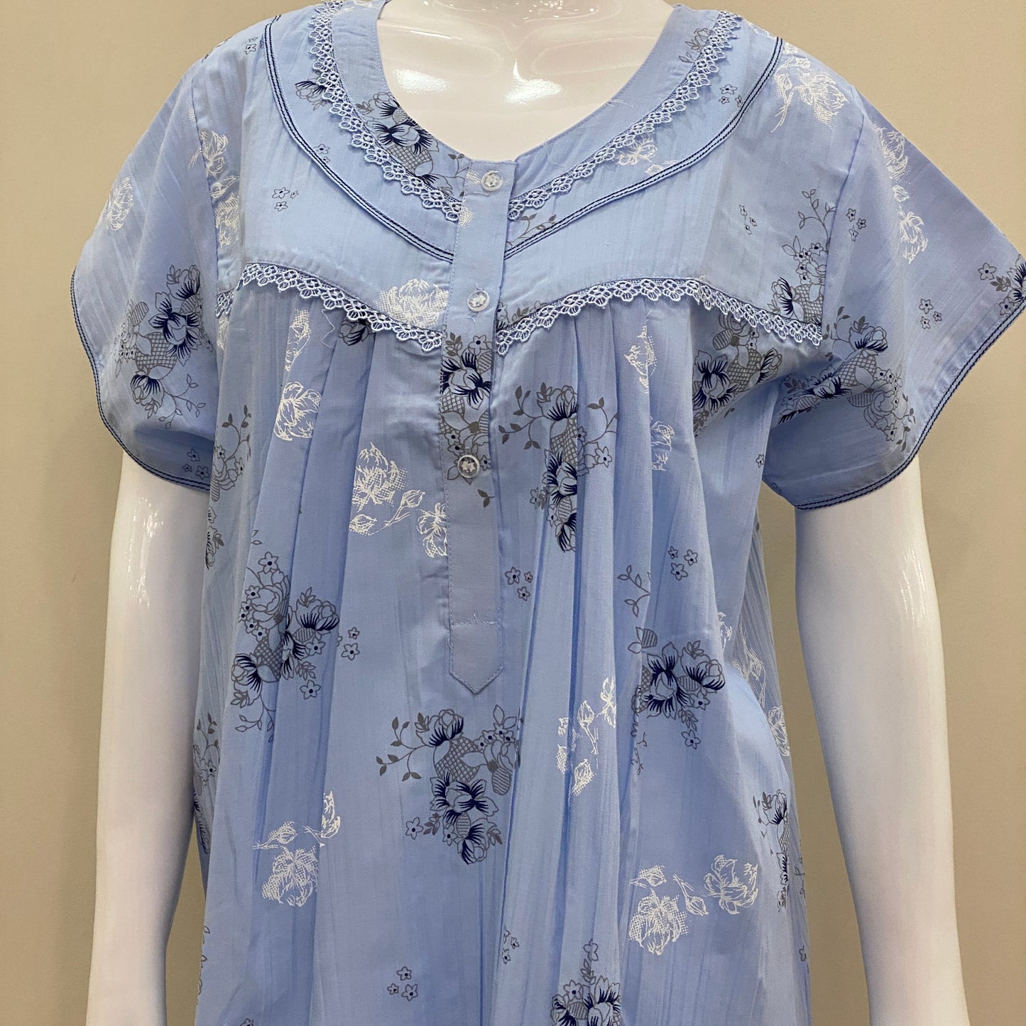 Cotton Yoke Nighty (SKU-CY-42)