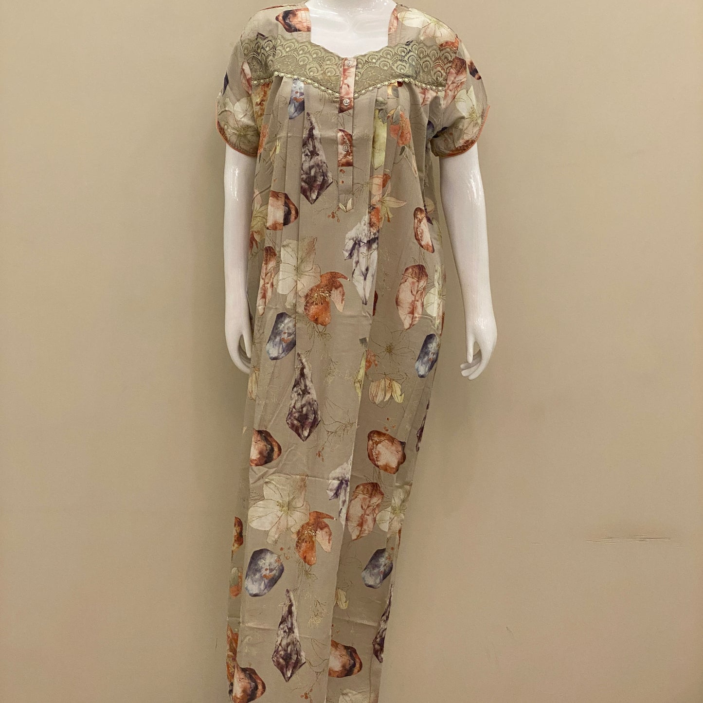 Cotton Yoke Nighty (SKU-CY-66)