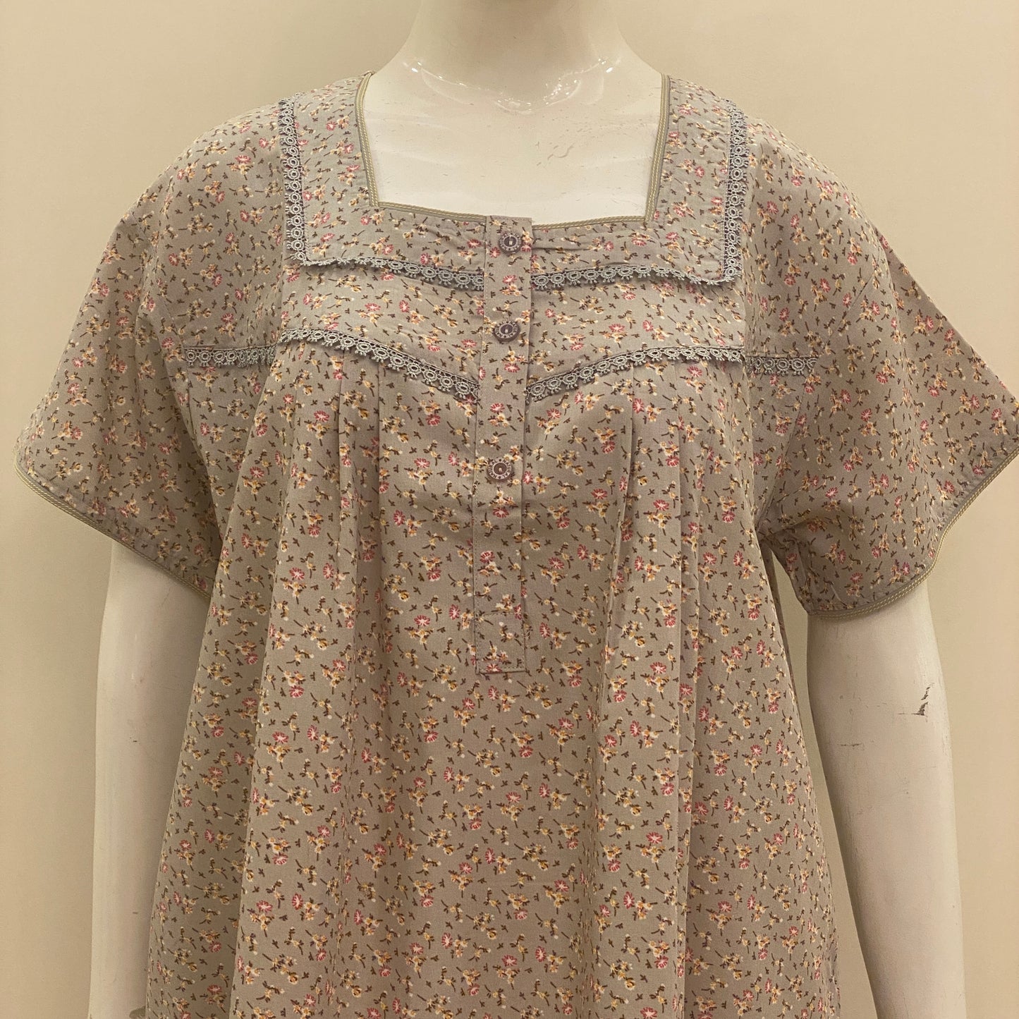 Cotton Yoke Nighty (SKU-456)