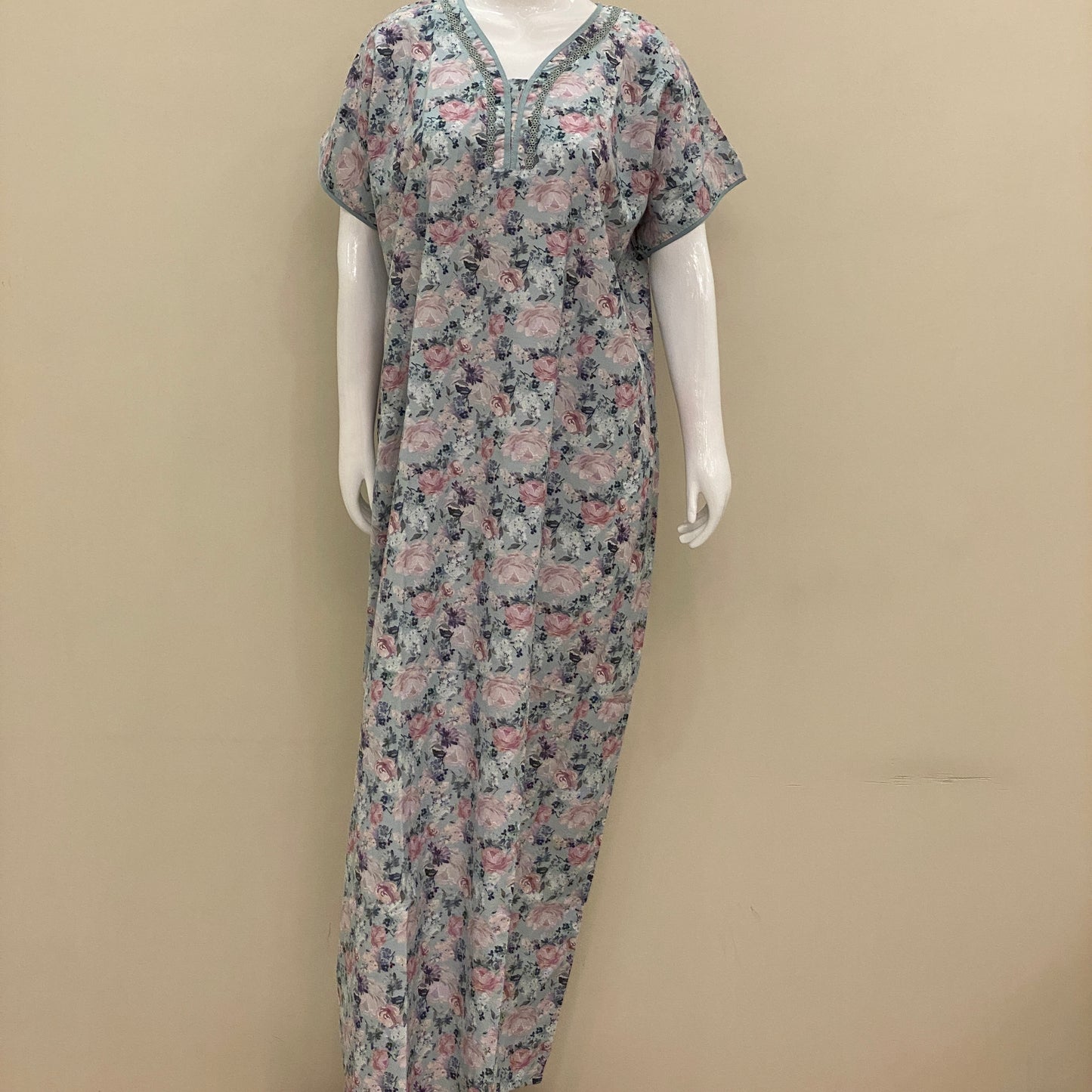 Cotton Lizy Bizy Straight Nighty (SKU-ALB-14)