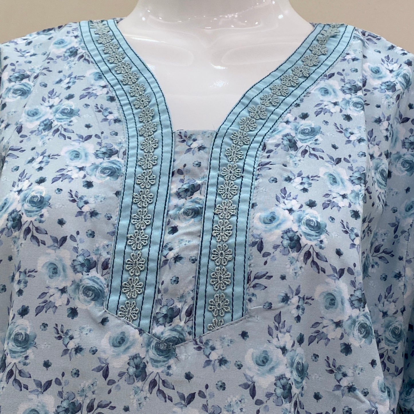 Cotton Lizy Bizy Straight Nighty (SKU-ALB-15)