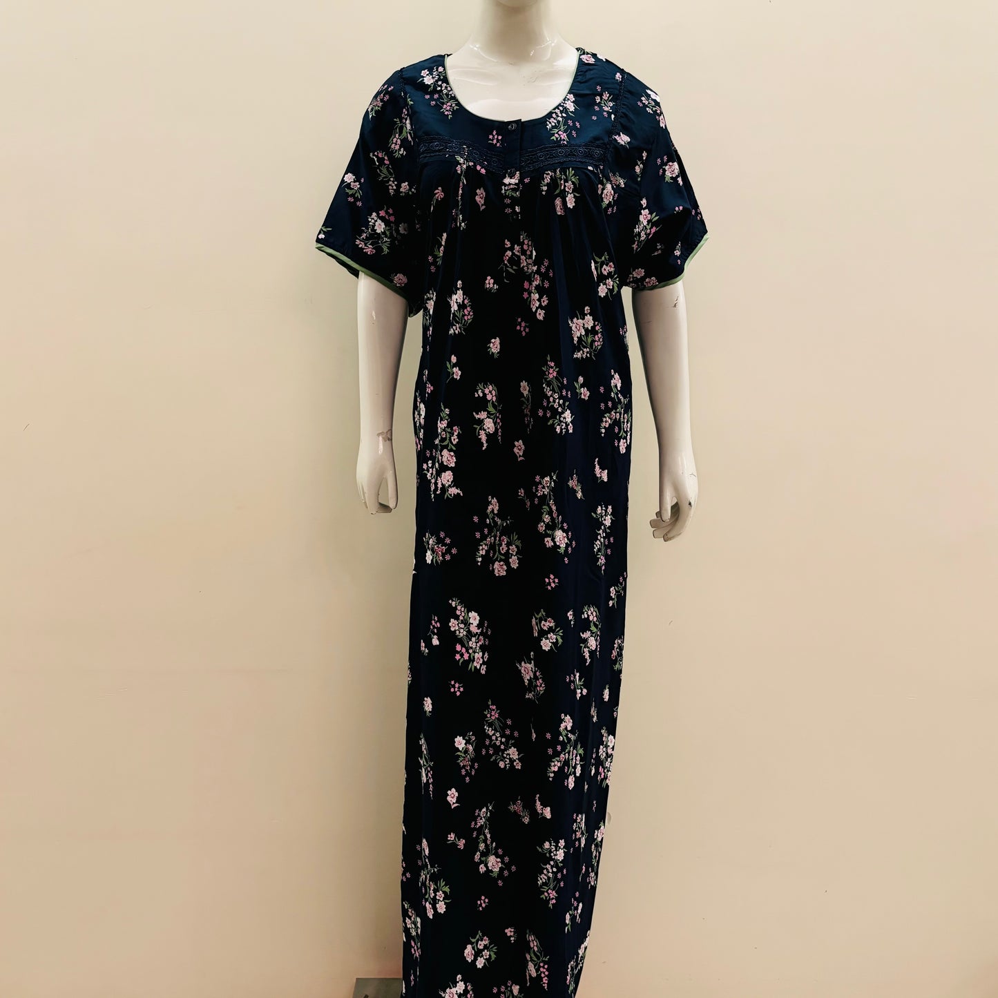 Cotton Yoke Nighty - SKU - 84