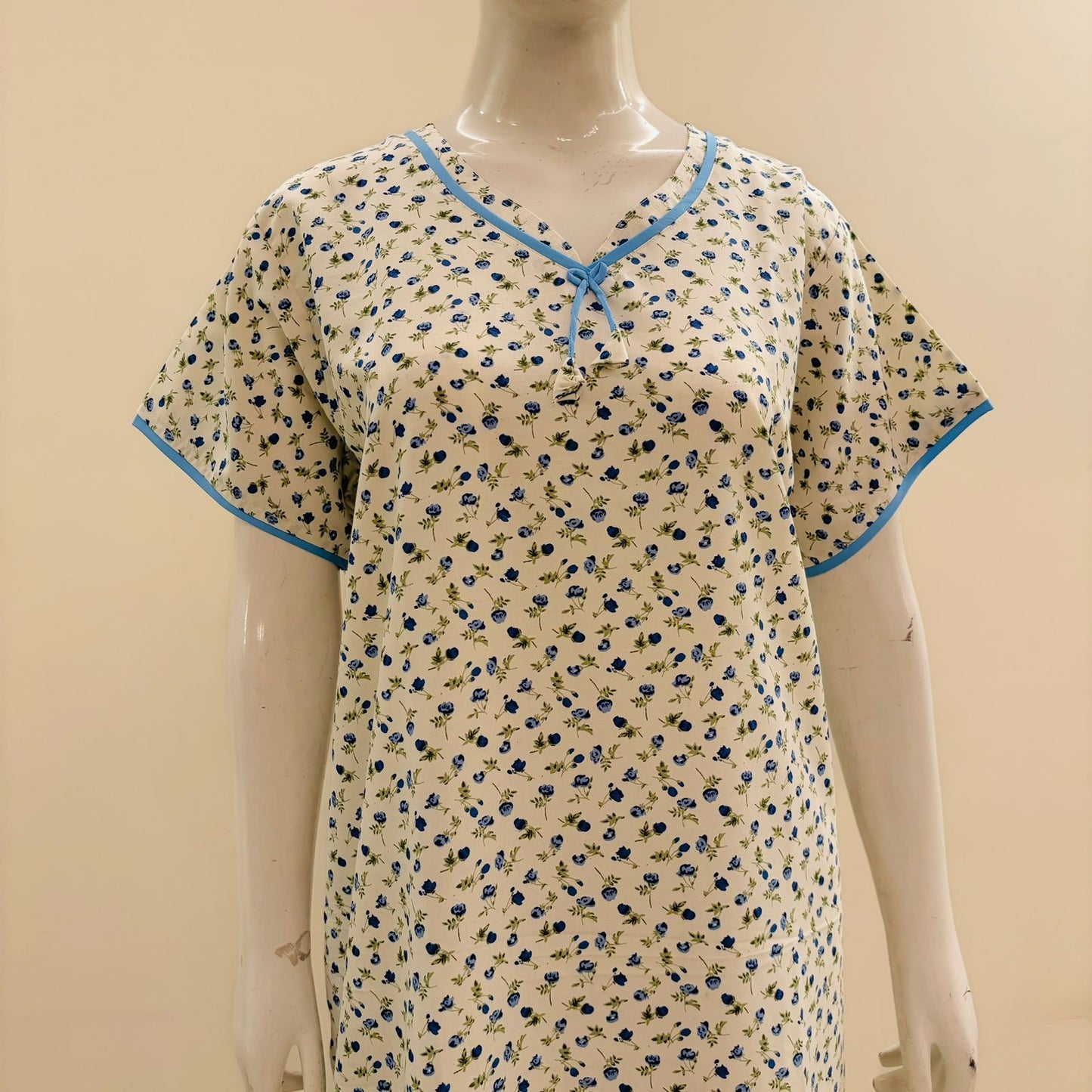 Cotton Straight Nighty - SKU - 7