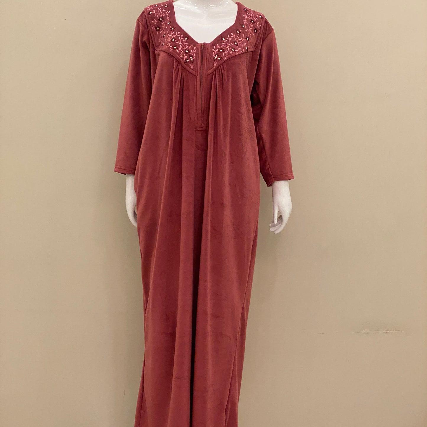 Velvet Yoke Nighty-SKU-VY-44