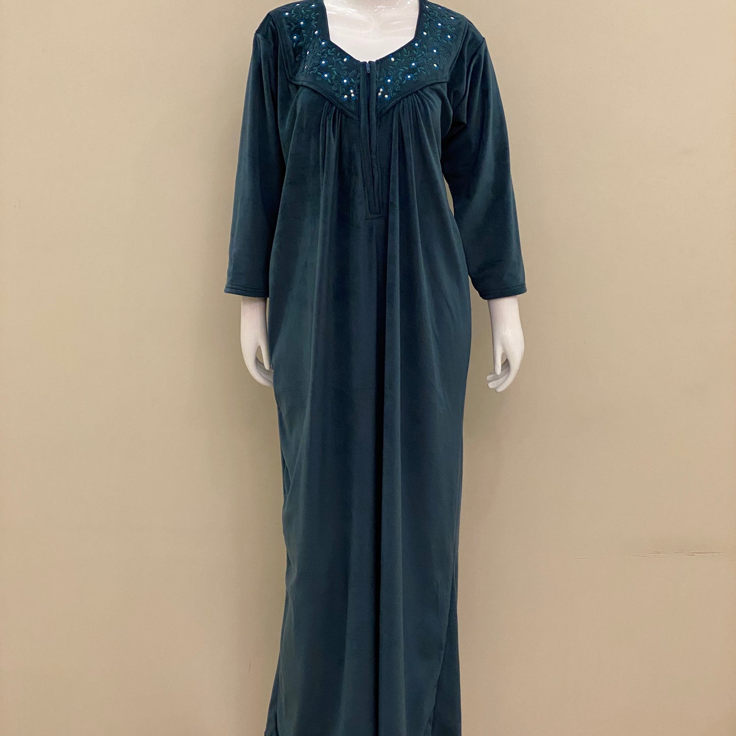 Velvet Yoke Nighty-SKU-VY-37