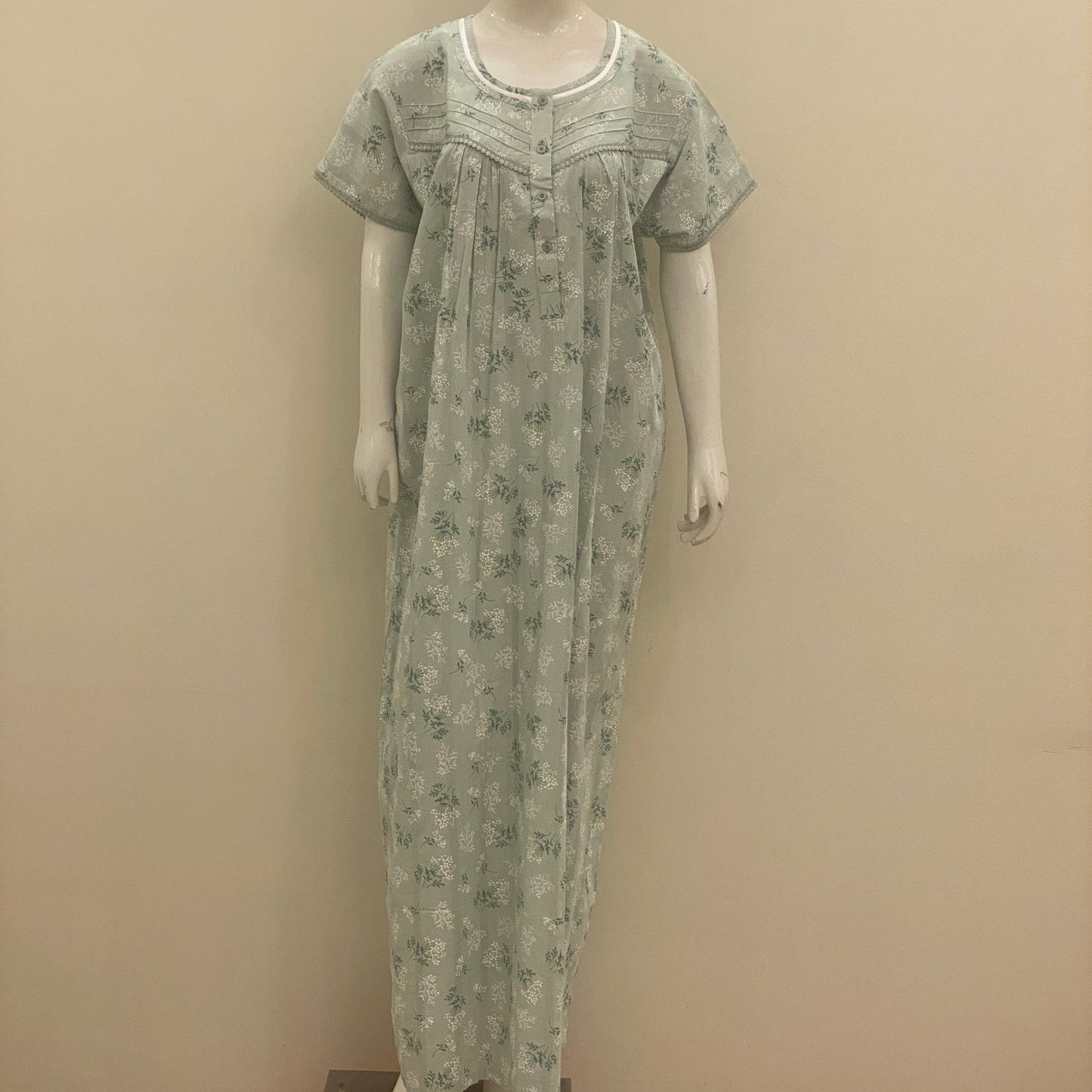 Cotton Yoke Nighty -SKU-415